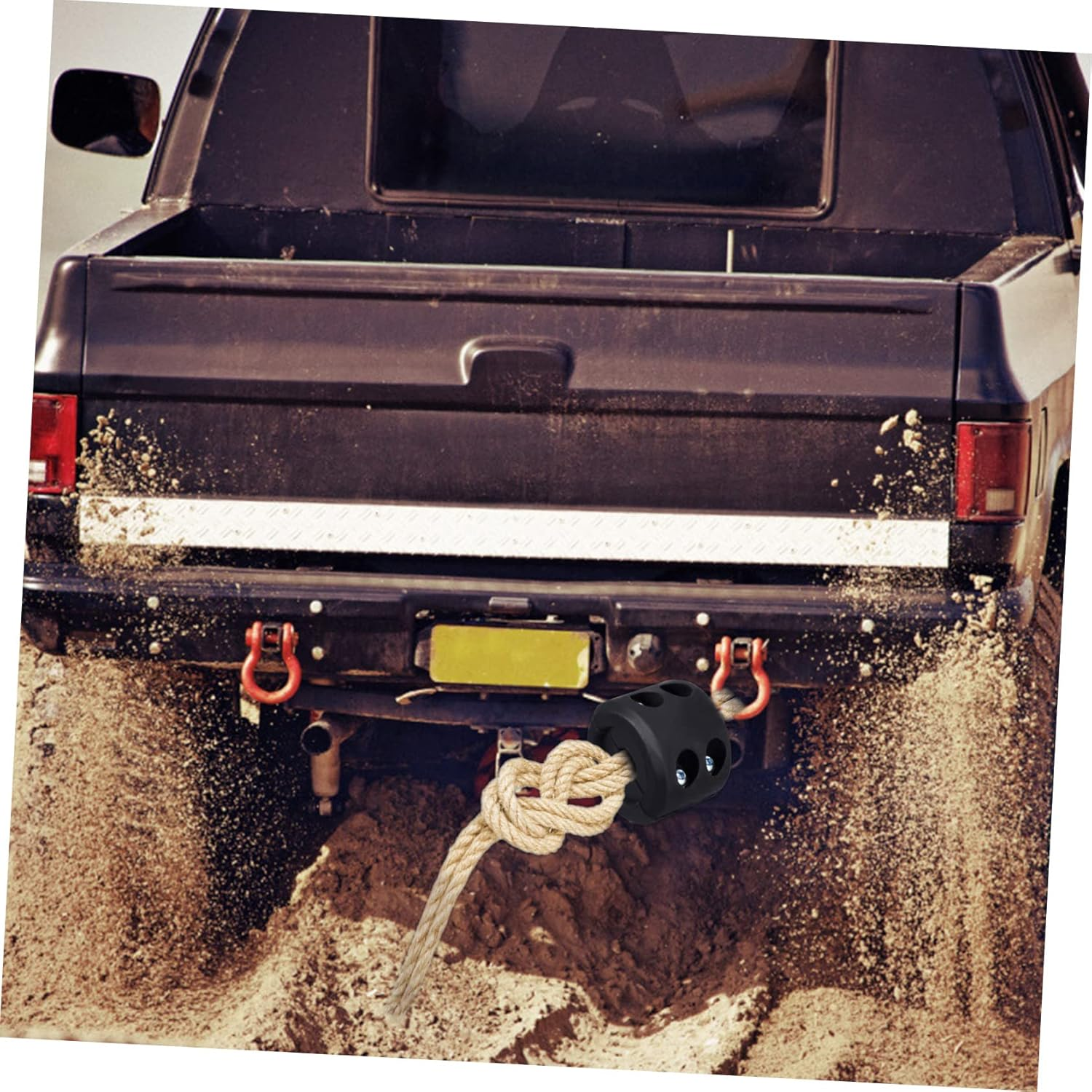 DOITOOL Winch Hook Stop Rubber Cable Stopper for ATV Winch Hook Stop Compatible Trucks Trailers Off-Road Vehicles Camping Accessories image number 2