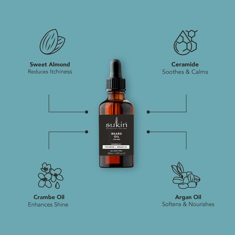 Sukin Men'S Beard Oil 50 Ml image number 5