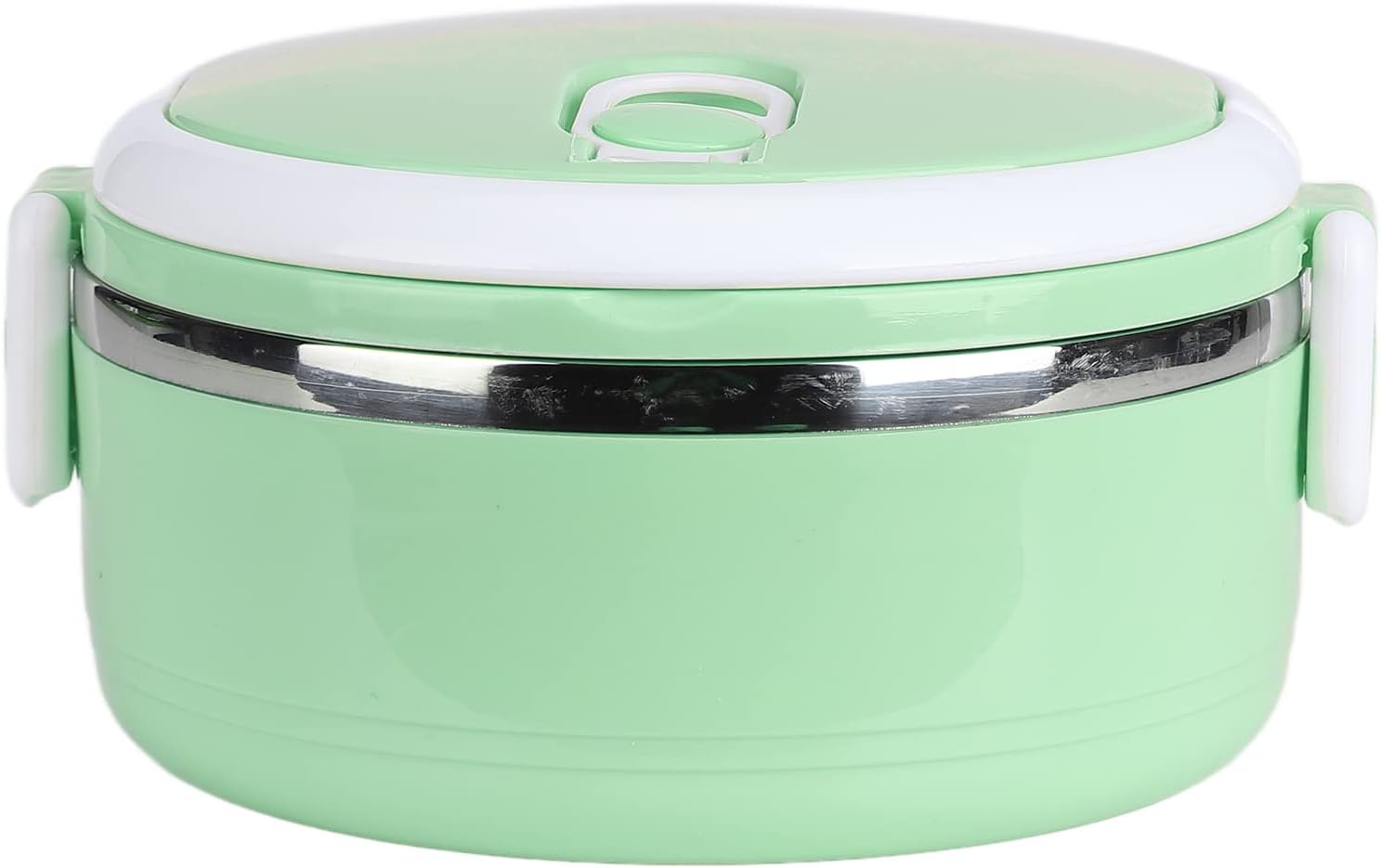 Thermal Insulated Food Box, Tight Stackable Thermal Lunchbox Silicone Sealing Ergonomic 304 Stainless Steel for School image number 2