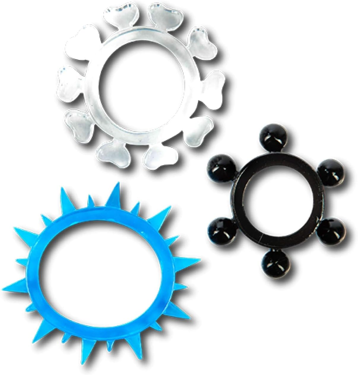 Smitten Jumbo King'S Rings, 3 Count, Pack of 3 image number 1