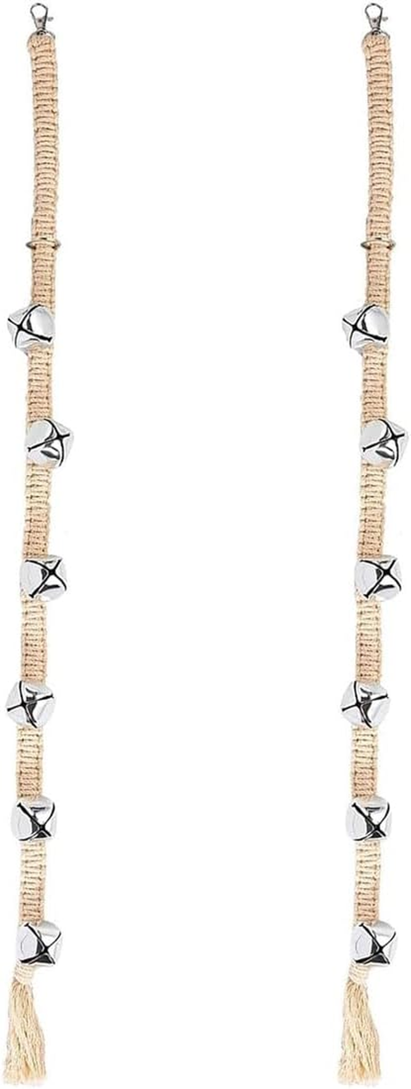 AIMALL 2PCS Dog Doorbell with 6 High-Quality Bells, Adjustable Hanging Rope for Potty Training, Fun & Effective Communication Tool for Dogs to Replace Barking image number 1