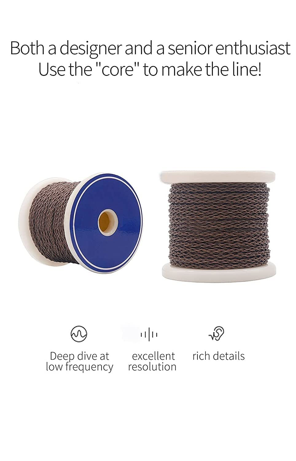 KZ CCA 2PIN IEM Earphone Cable, 4 Core High-Purity Copper Twisted Iems Replacement Cable, Earbud Headphone Replacement Copper Extension Cable for KZ ZST ZSTX EDX ES4 AS10 CCA C10 C16 TRN V80 V90 image number 3