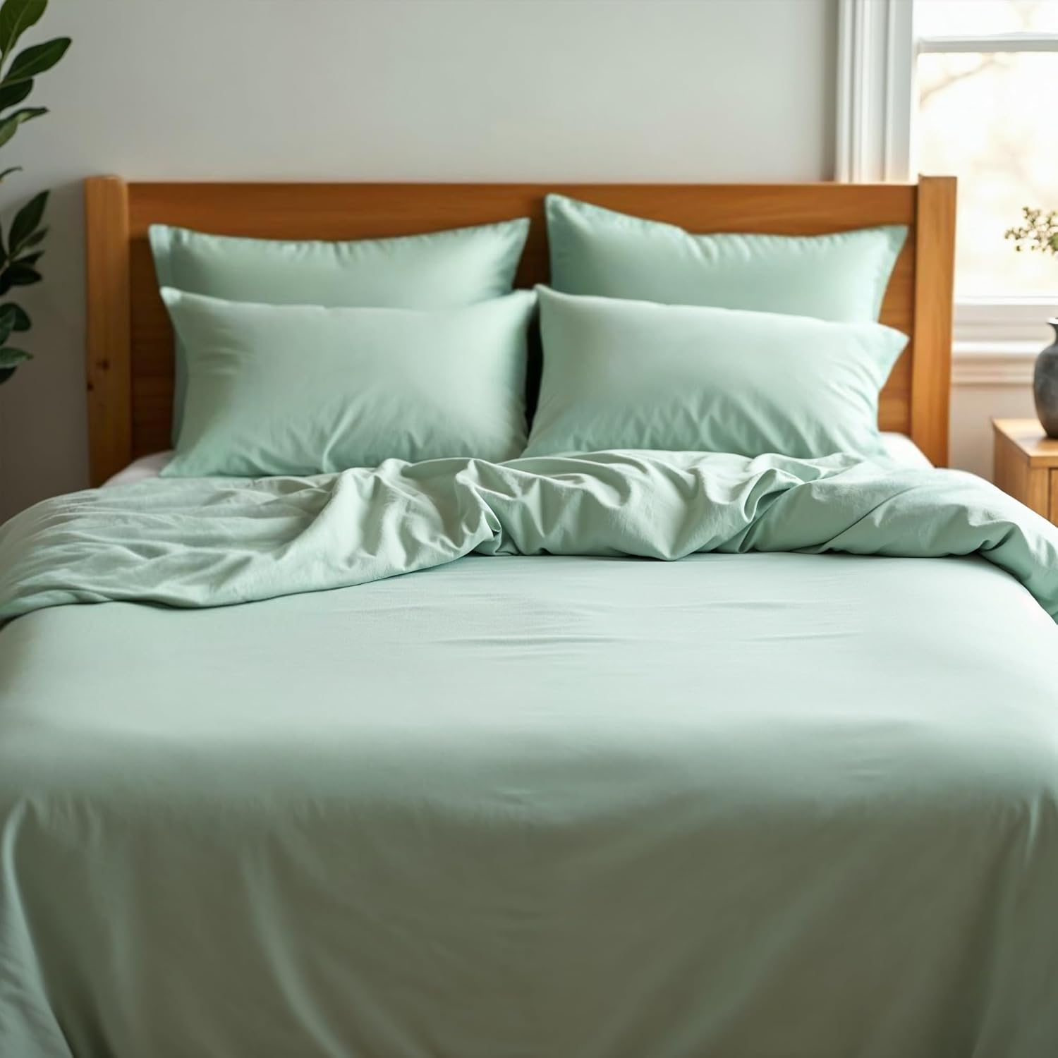 Royal Comfort Sheet Set 1200TC 100% Microfibre Soft Breathable, 1 X Flat Sheet, 1 X Fitted Sheet, 2 X Pillowcases Luxurious (4Pcs, Queen, Charcoal)