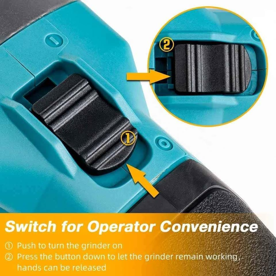 Leona Co Brushless Long Nose Die Grinder 6MM Straight Grinding for Makita 18V Battery Multifunction Tool image number 4