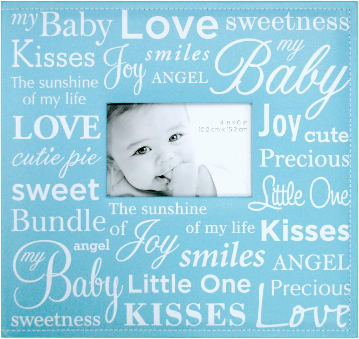 MBI Paper Baby Post Bound Scrapbook W/Window 12-Inch X 12-Inch, Blue image number 5