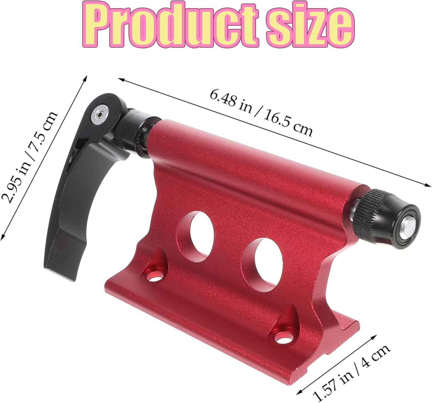 Universal Bicycle Fork Mount,Quick Release Fork Mount,Securely Holds MTB & Road Bikes on Truck Bed, Trailer, or Van image number 3