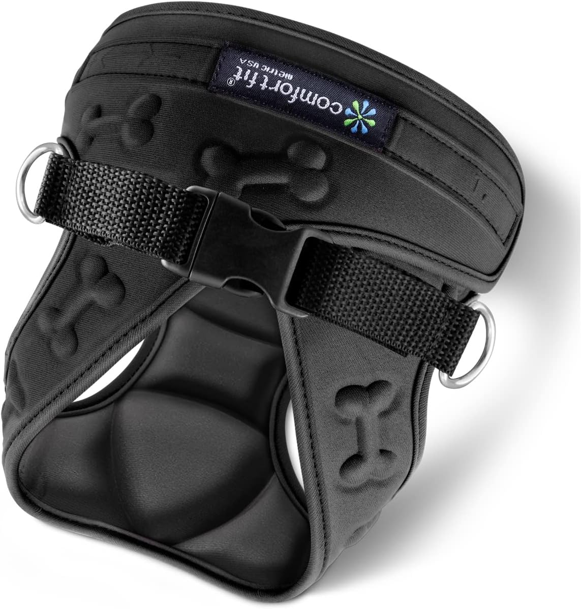 Metric USA Comfort Fit Cold Weather Dog Harness - Adjustable, Reflective, Secure, Small Size, Red Color