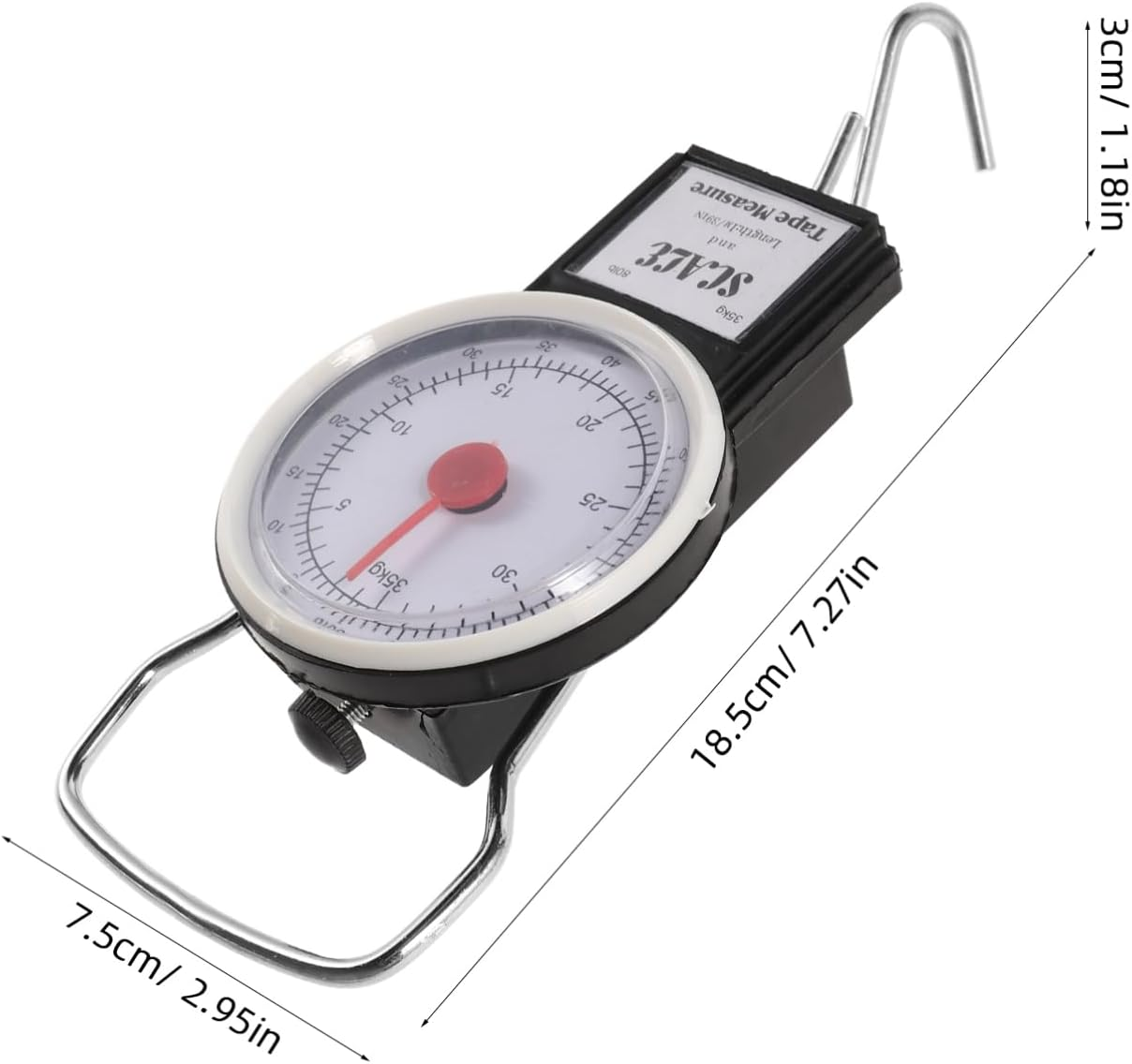 NAMOARLY Portable Handheld Luggage Scale Accurate Measurements for Travel and Fishing Compact Design for Easy Carrying and Versatile Use Supports Up image number 2