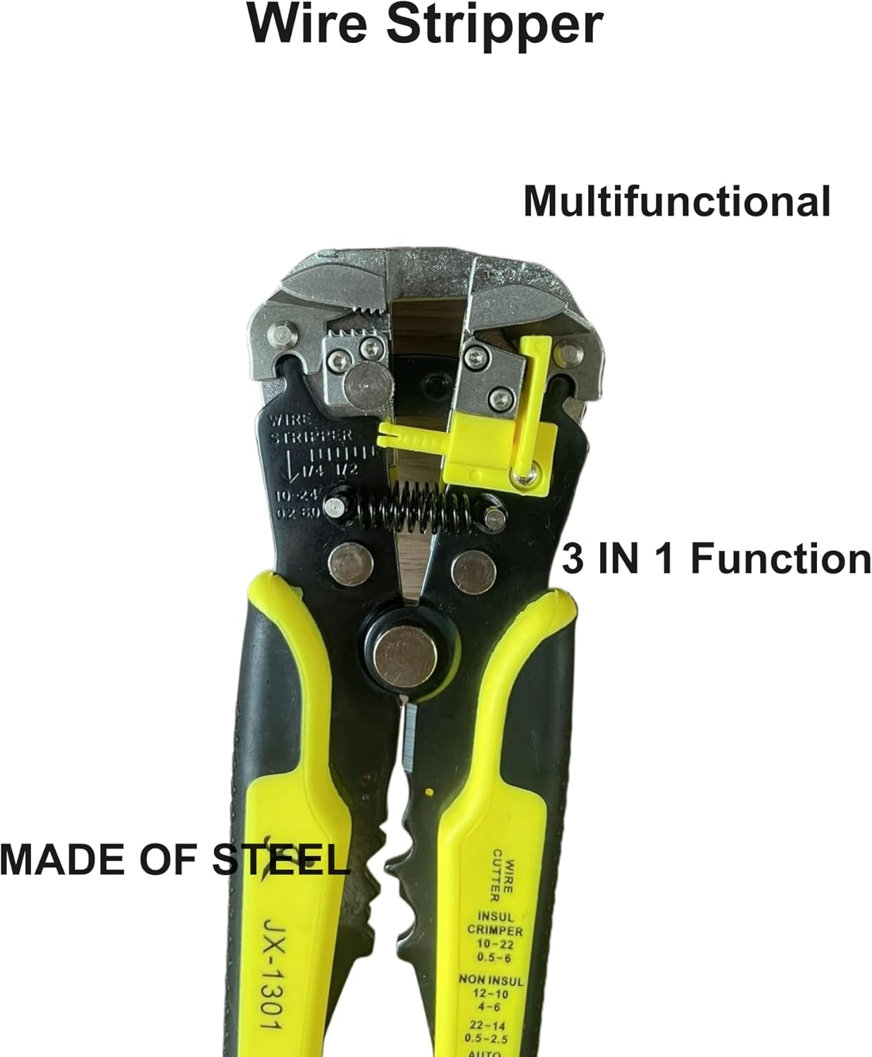 Itech-Smart Wire Stripper Self-Adjusting Cable Cutter Crimper,Automatic Wire Stripping Tool/Cutting Pliers Tool for Industry