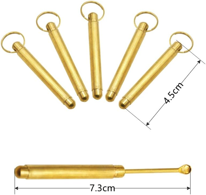 Acrylic 4 Pcs Mini Spoon, Gold Mini Spoon Mini Shovel Microscale Spoon Home Supplies Pendants Necklace Vials,The Storage Length 4.5Cm,The Deployment Length 7.3Cm,For Filling Salts, Herbs, Sandetc image number 2