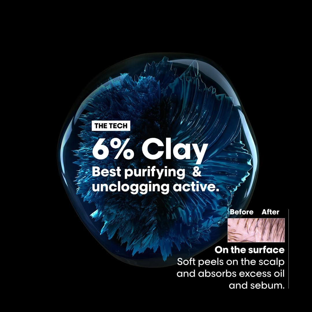 L&rsquo;Oreal Professionnel Serie Expert Scalp Advanced Anti-Oiliness 2-In-1 Clay 250 Ml