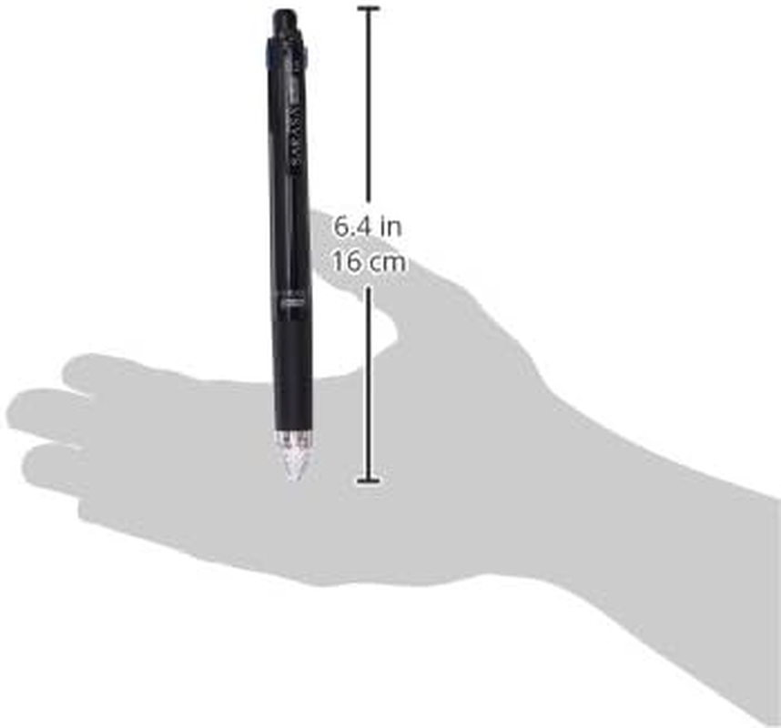 Zebra Multi Function Sarasa 4＋S Black/Red/Blue/Green Ink 0.5Mm Ballpoint Pen 0.5Mm Mechanical Pencil Black Body