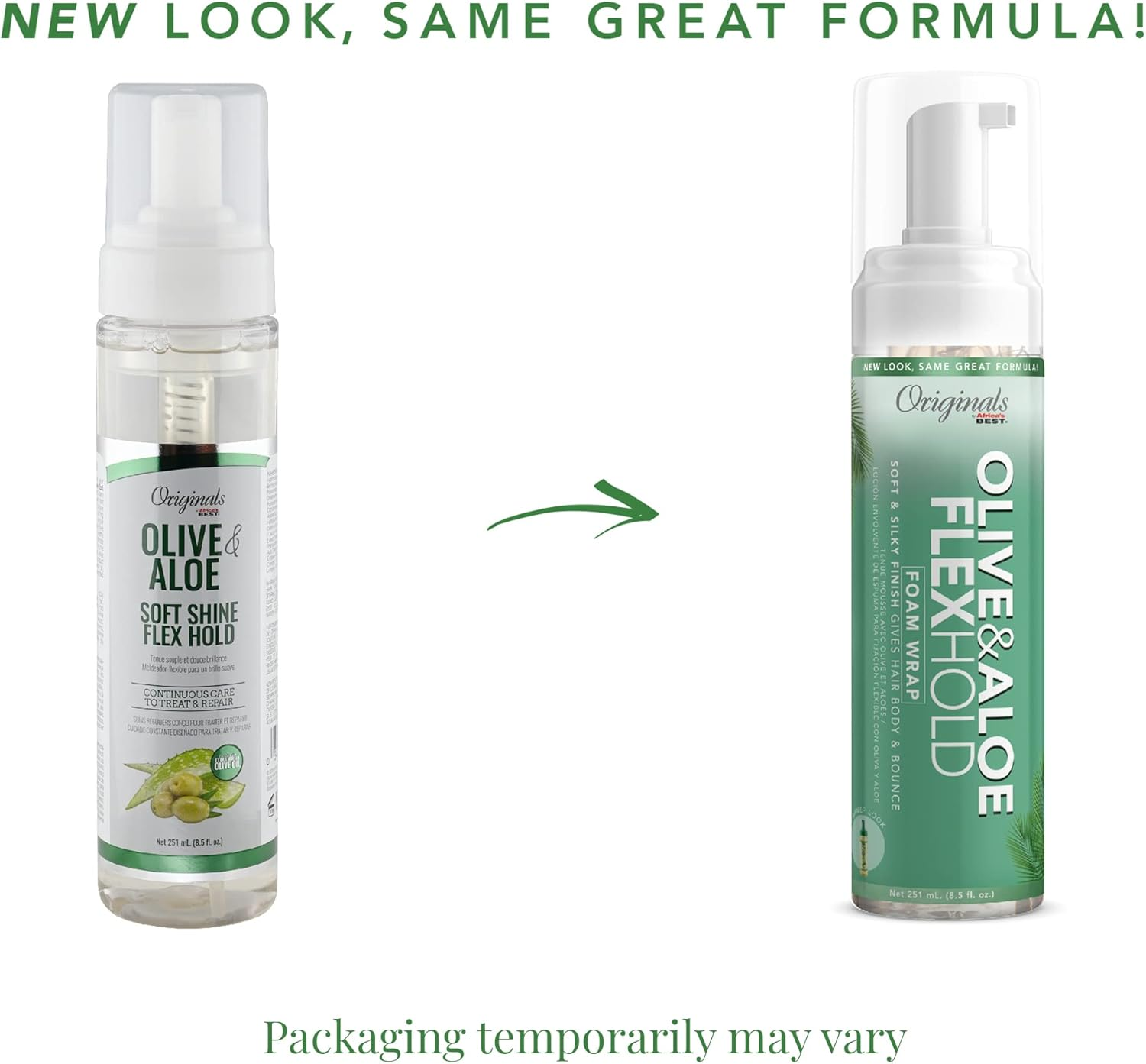 Africa'S Best Org Olive Oil Foam Wrap Lotion, 8.5 Ounce image number 1