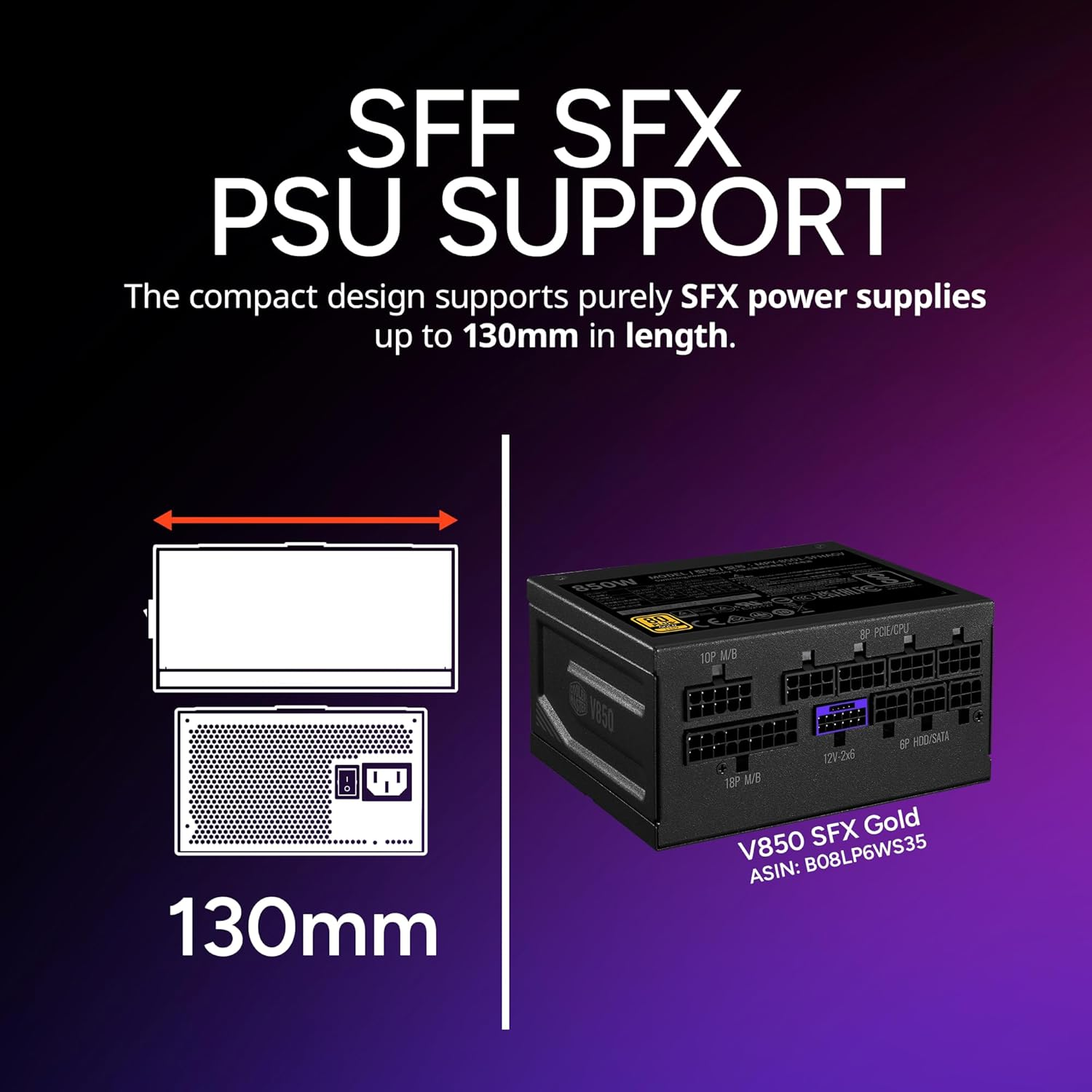 Cooler Master NR200P V2 Mini-Itx 18L PC Case, Top-Mount 240Mm|280Mm Liquid Cooler, 356Mm Vertical Mounting 3.5-Slot GPU, Tempered |Vented Panel, USB 3.2 Gen 2X2 Type C (NR200PV2-KCNN-S00) image number 2