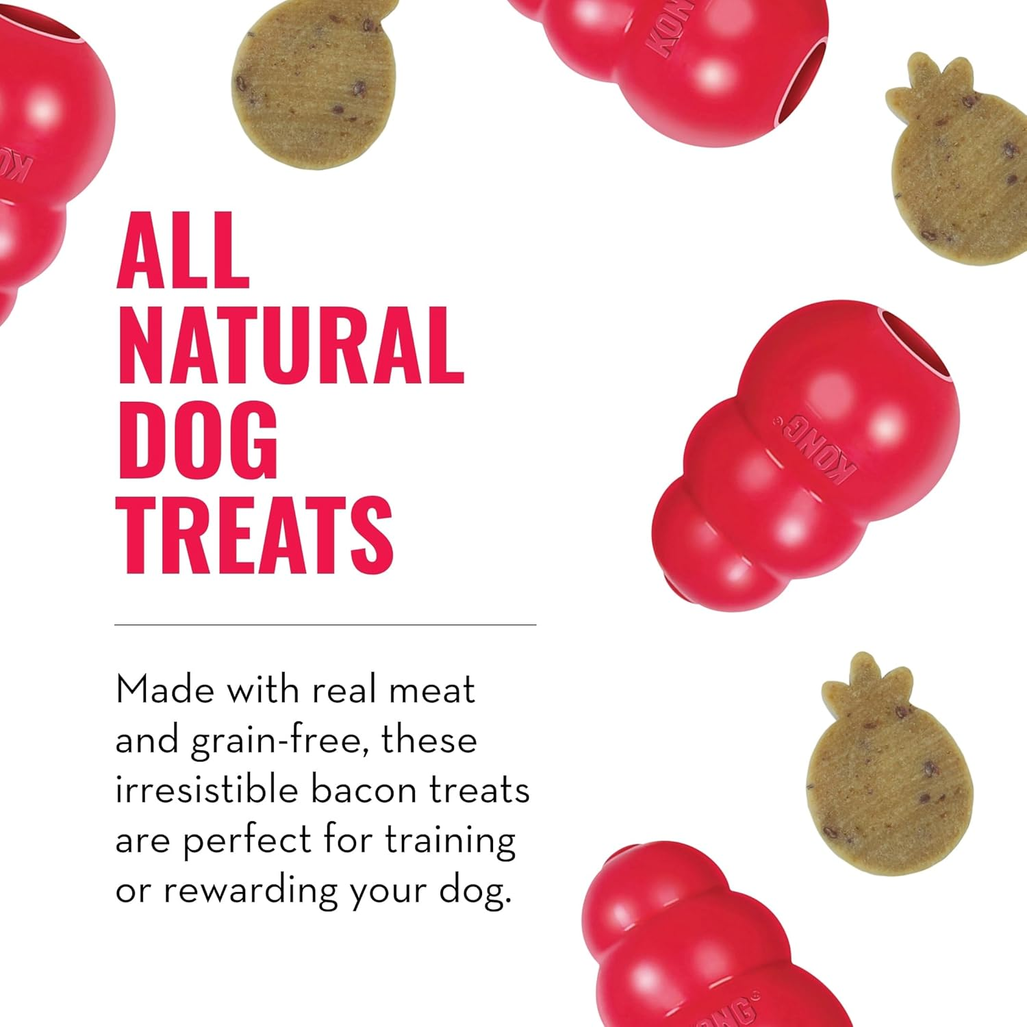 KONG - Farmyard Friends - All Natural Dog Treats (Best Used with KONG Classic Rubber Toys) - BBQ Chicken image number 4