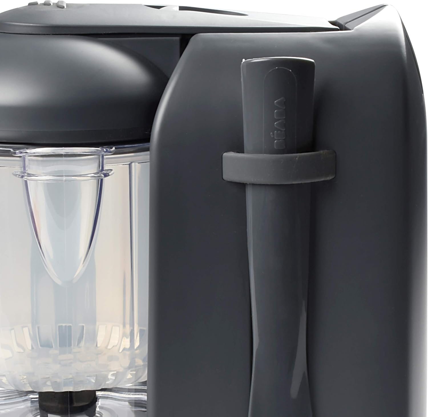 BEABA Babycook Solo Baby Food Maker, 4 in 1 Baby Food Processor, Blender and Cooker Soft Steamer Cooking, Quick Food Diversification for Your Baby, Dark Grey - Grey image number 6