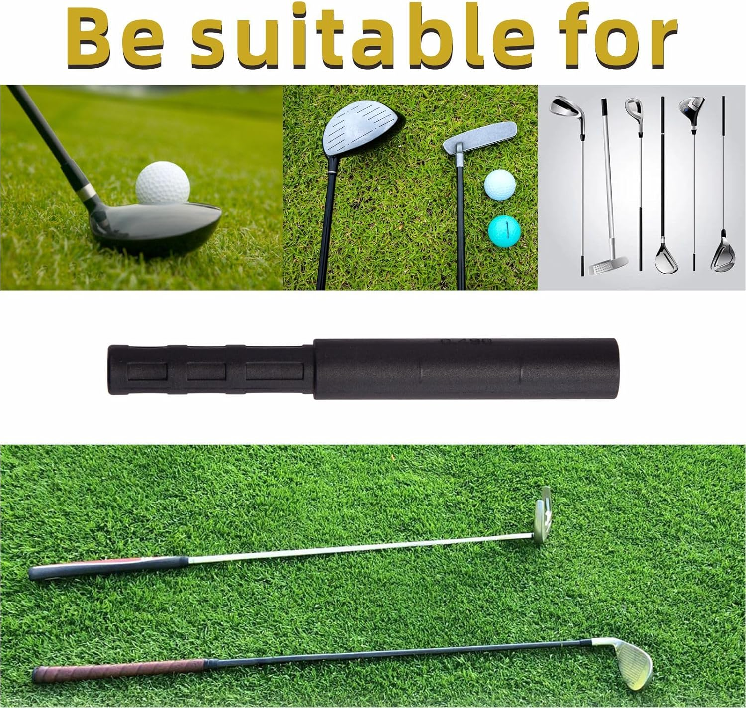 Mariyandh 8 Pcs Golf Club Extension Golf Club Extensions Steel Shaft Putter Shaft Extension for Putter, Iron, and Golf Club Shafts image number 2
