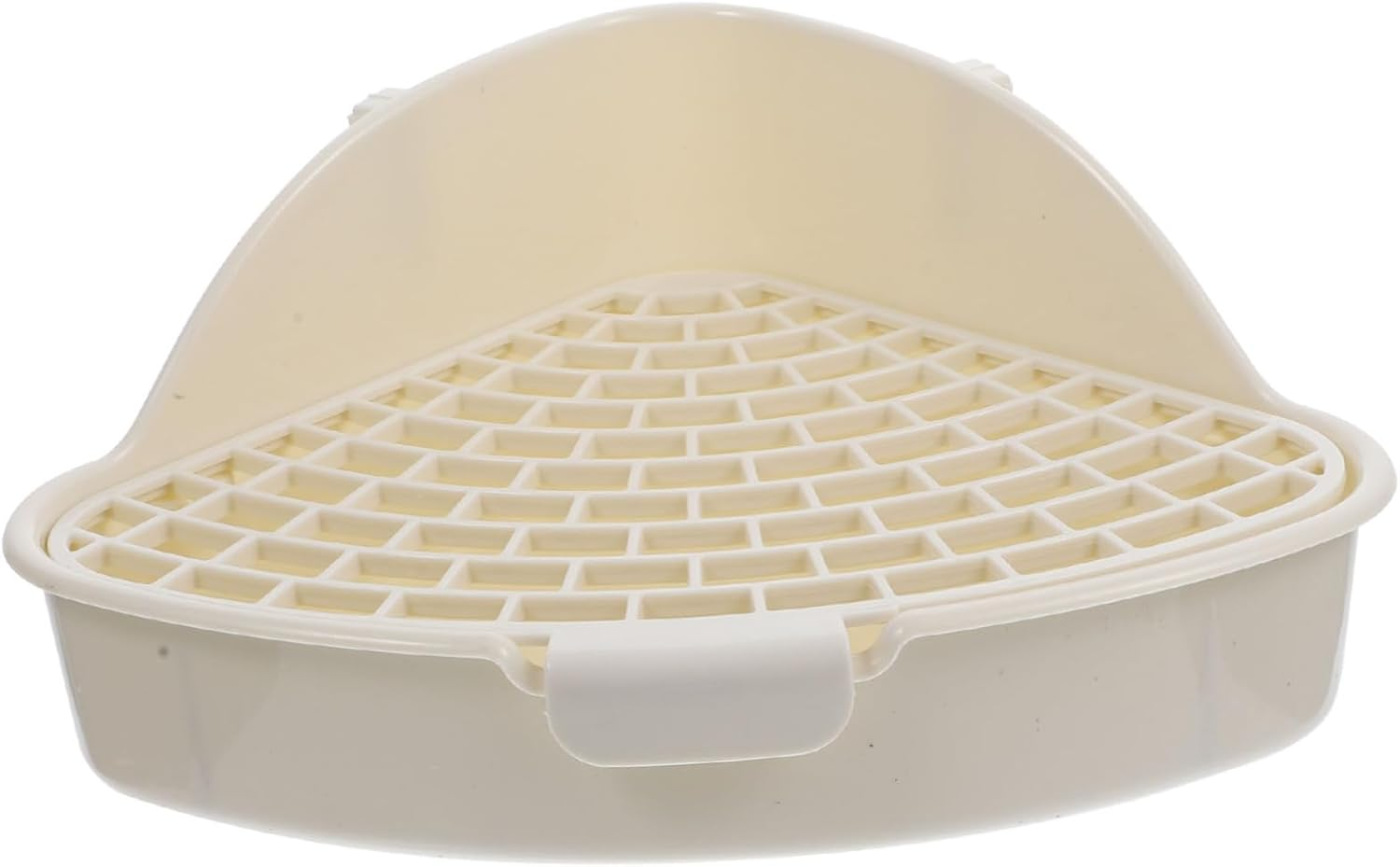 VILLFUL Rabbit Litter Box Corner Potty Trainer for Indoor Bunnies Triangle Pet Toilet for Animals Easy to Clean Pet Supply