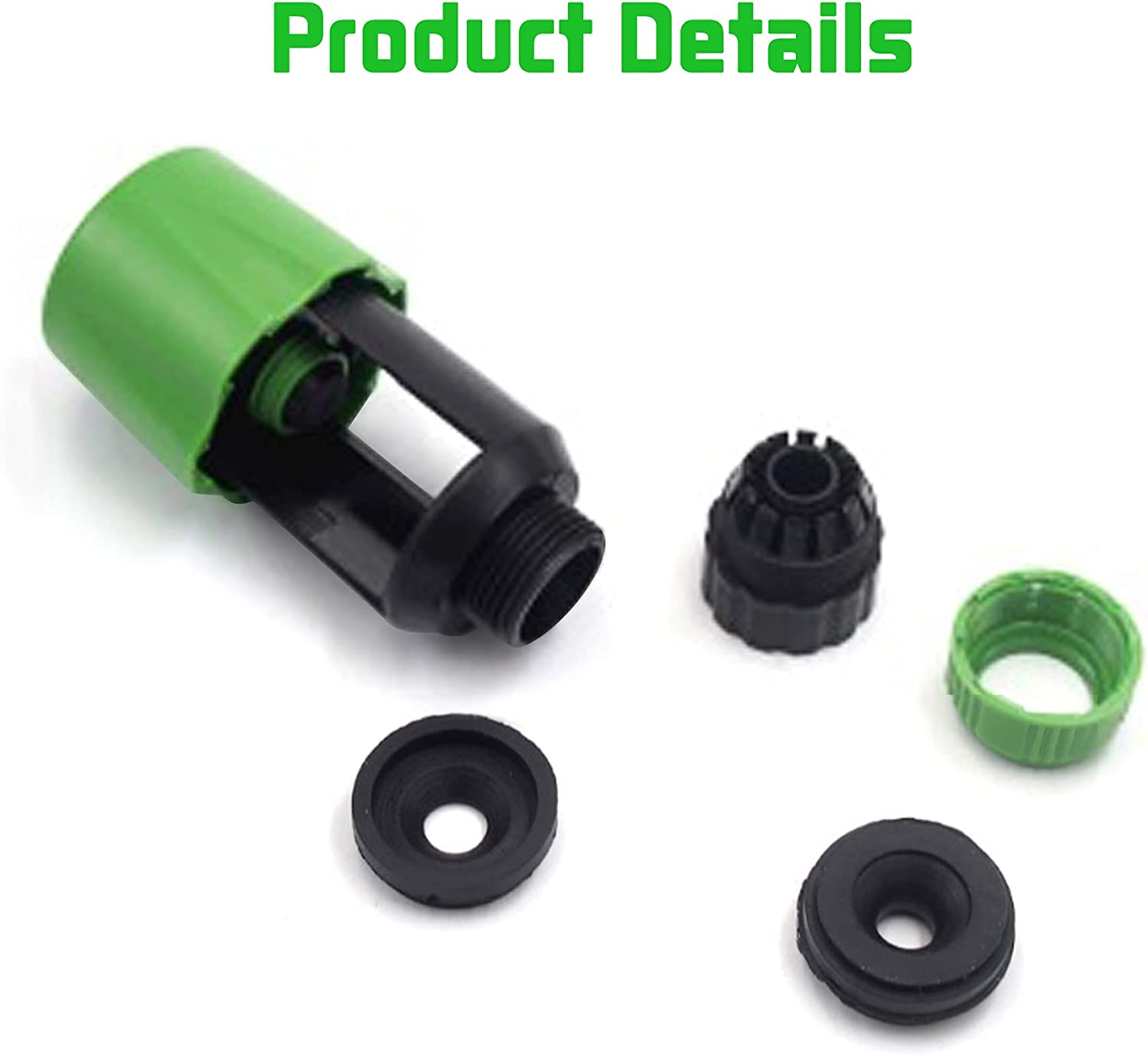 Mixer Tap Hose Connector, Kitchen Garden Tap Hose Pipe Snap Connector Adaptor Tool with Adjustable Washers, Indoor Outdoor Fitting Kitchen Bath Mixer Taps Garden Hoses Pipe Connectors Adapter image number 2