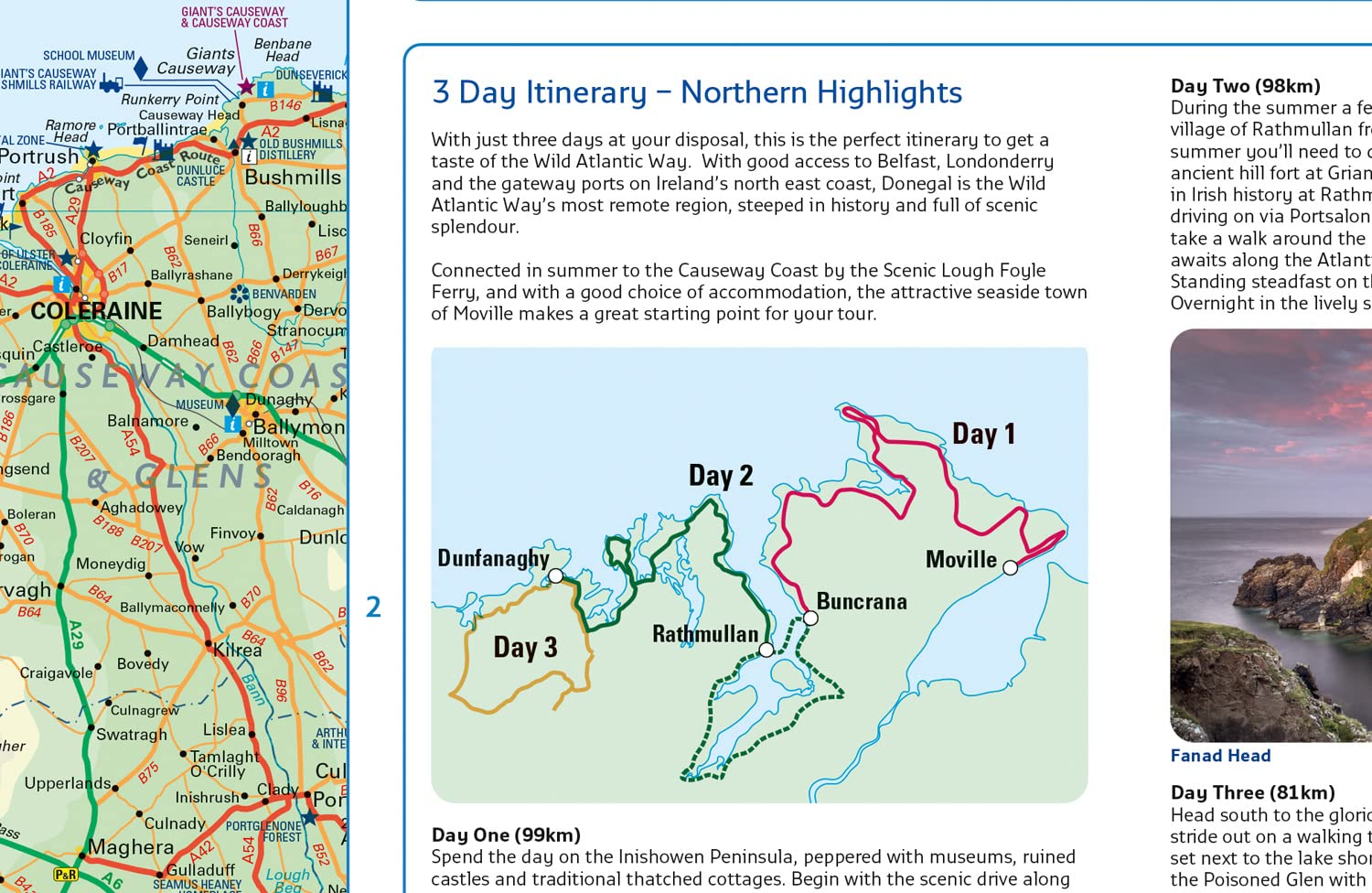 Wild Atlantic Way Pocket Map: the Perfect Way to Explore Ireland'S West Coast [Second Edition] image number 3