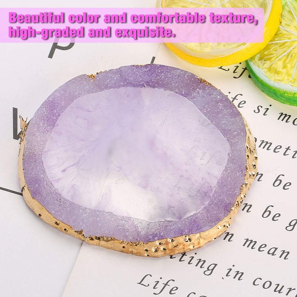 Generic Resin Nail Art Palette Professional Texture Mixing Foundation Lipsticks Color Dish for Manicure Resin Stone Nail DIY Tool Golden for Art Salon (Black) - Green image number 5