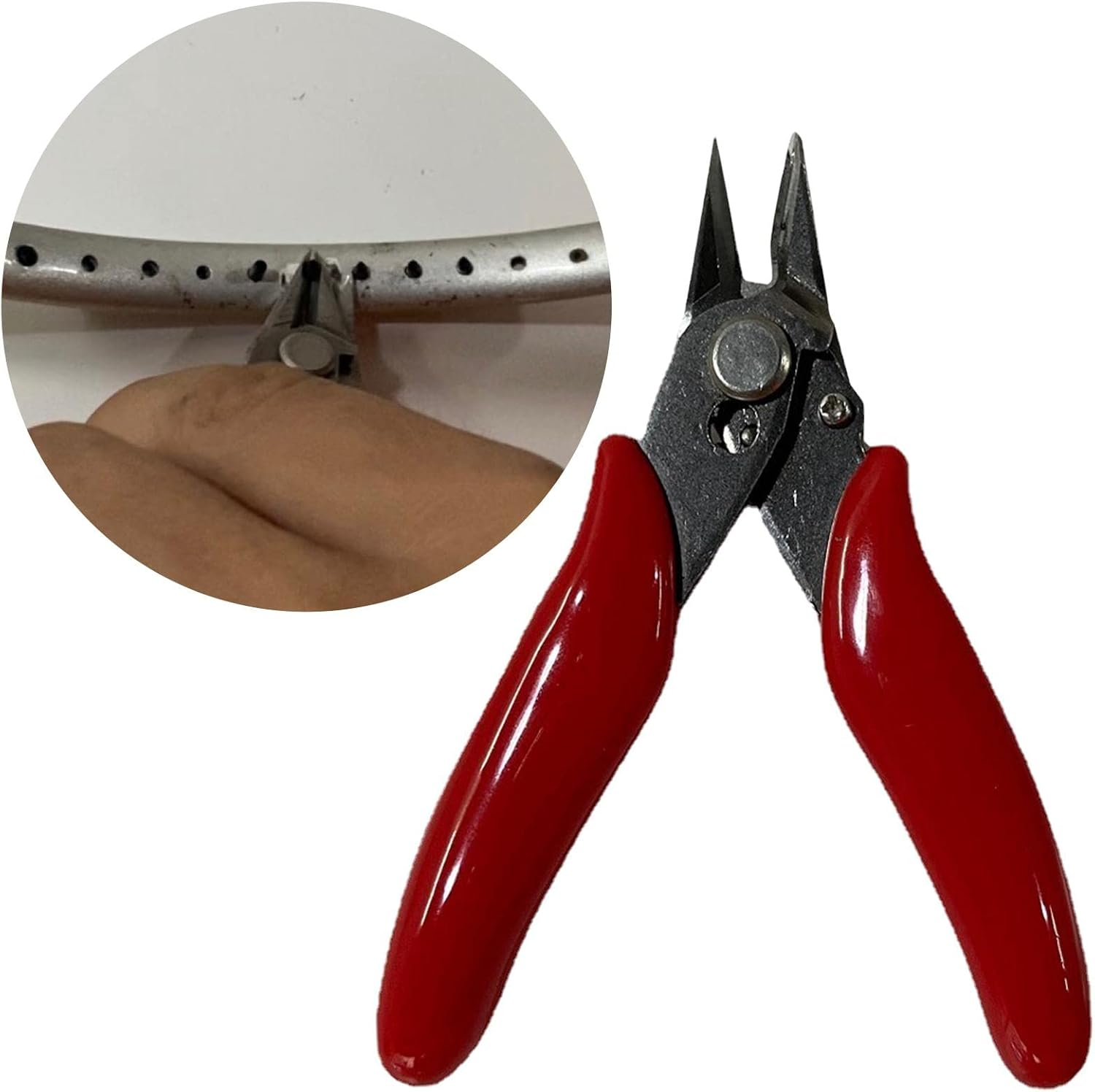 Badminton Racket Plier, Side Cutting, Nonslip,Repair,Racquet Stringing Tool, Diagonal Wire Cutter for Squash image number 4