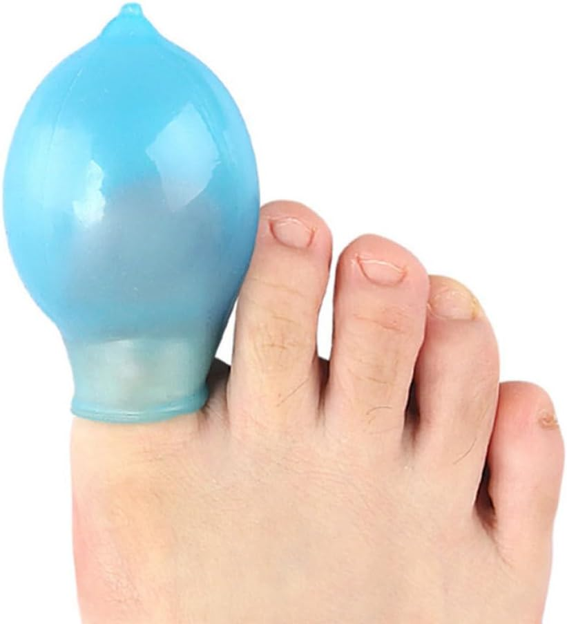 IDEANATEGRATE 5Pcs Tpe Big Toe Protectors Toe Caps for Corns Blisters Relief with Disinfection Soak Suitable for Women&rsquo;S Foot Care and Shoe Use image number 2
