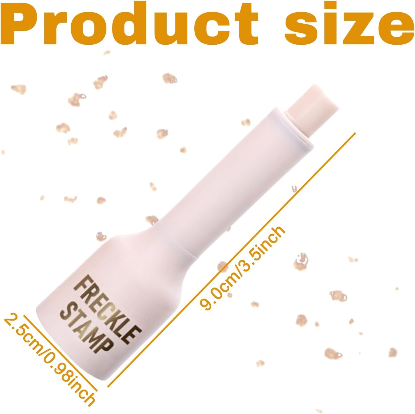 Jeyzuroa Faux Freckle Stamp - Liquid Freckle Pen, Waterproof Freckles Stamp Air Cushion, Quick-Dry, Long Lasting Cosmetic Lifelike Magic Freckles Stamp (04 Espresso) image number 5