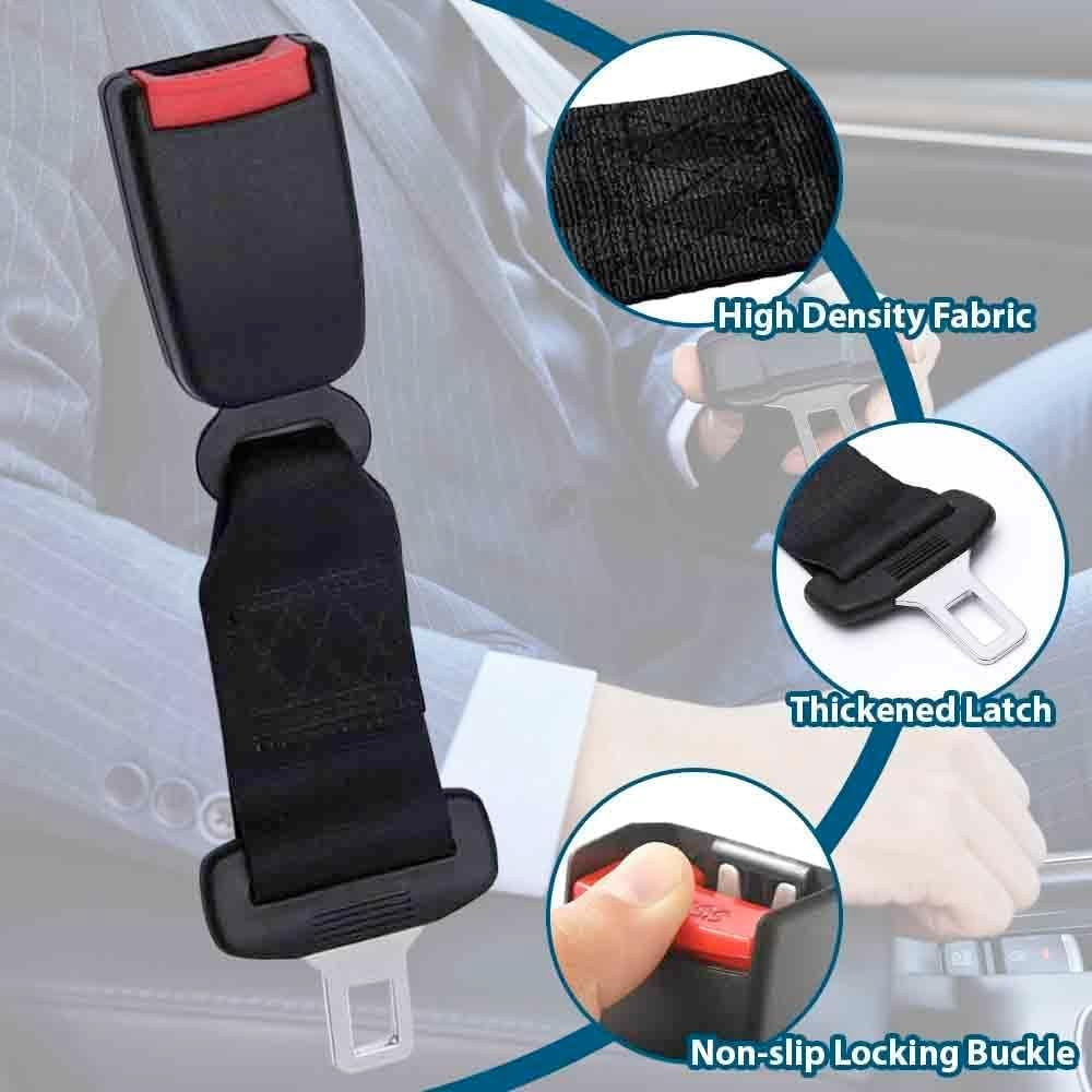 2 Pcs Universal Car Belt Shoulder Extender Strap Pad, 23CM Soft and Comfortable Shoulder Strap Accessory for Auto Interiors image number 6