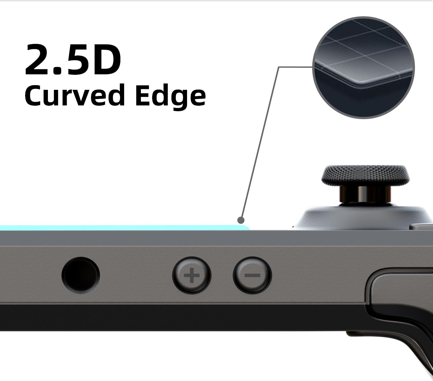 Skull & Co. High Transparency and High Sensitive Tempered Glass Screen Protector for Steam Deck/Steam Deck OLED (2-PACK) image number 5