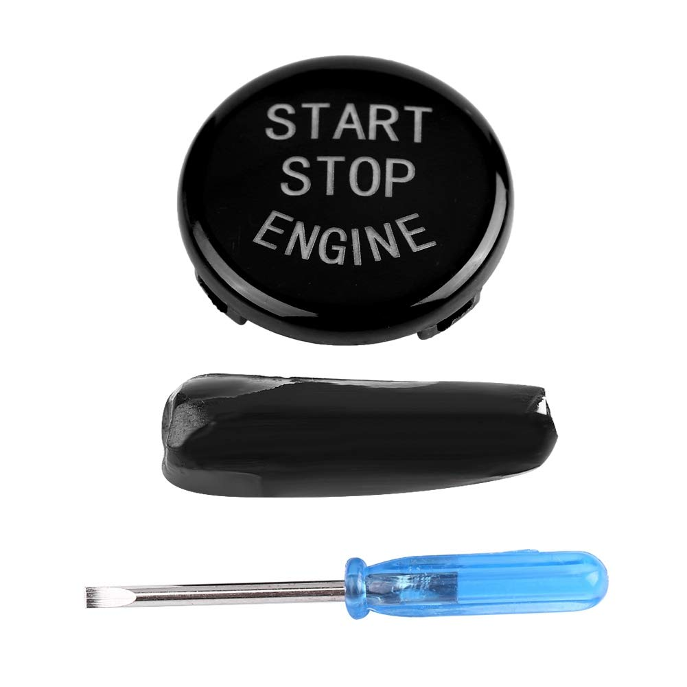BMW Button Starter Parts, Engine Start Start Button Cover, Engine Button, E90 Engine Start Replace Switch Cover for Bmw(Black (E Chassis)) image number 6