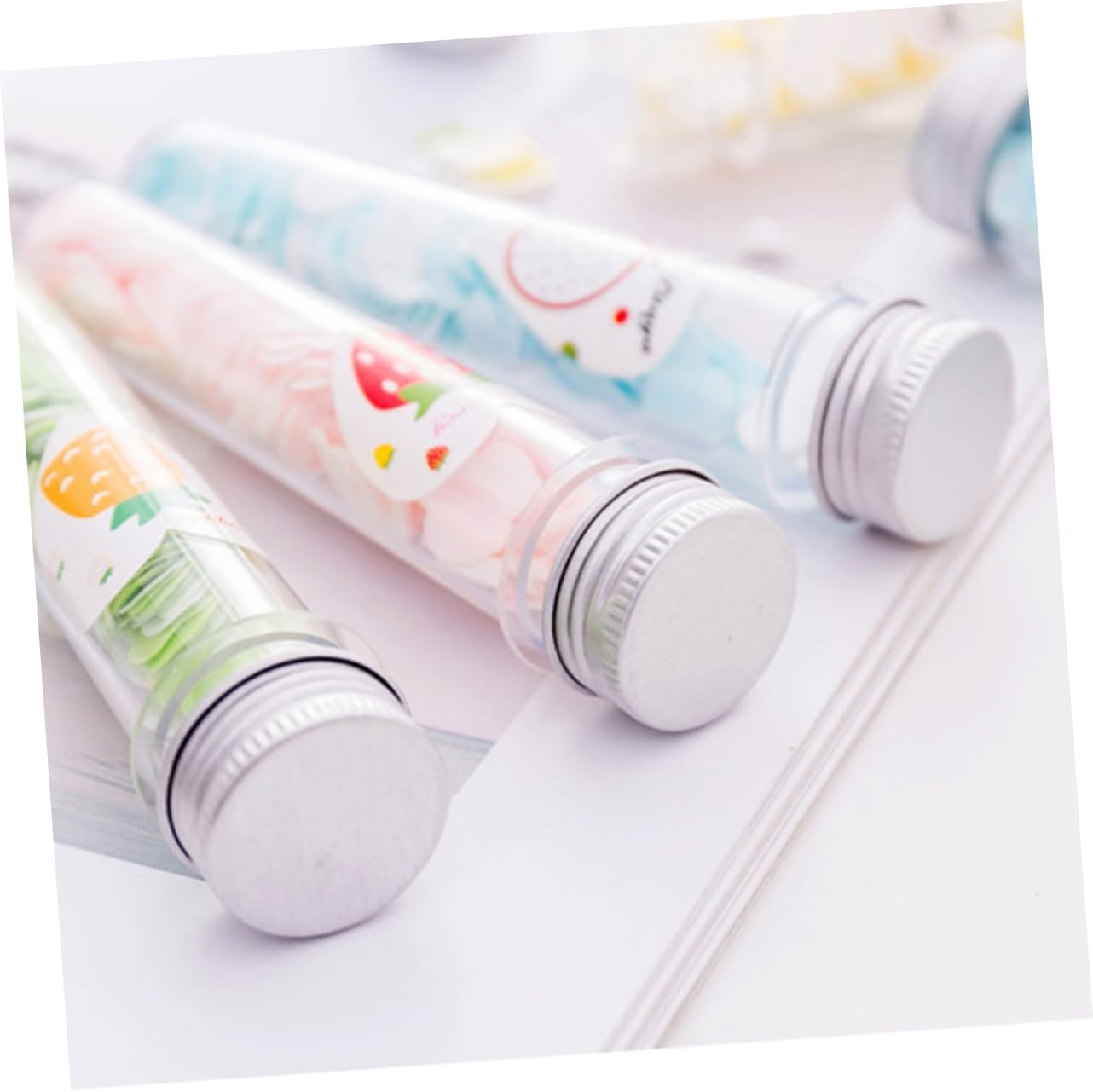 GANAZONO 12Pcs Soap Sheets Travel Soap Paper for Camping Hiking Fragrant Confetti Dissolving Scent image number 2