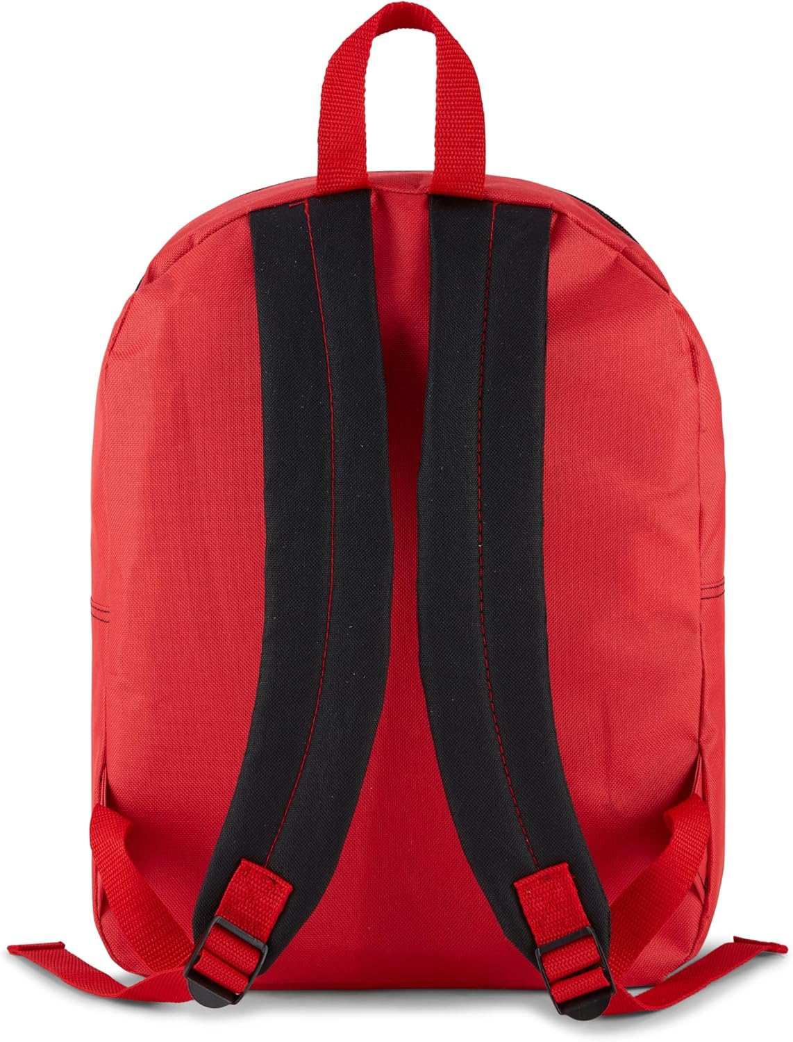 Disney Backpack for Kids 15 Bookbag for Boys | Padded Straps & Large Zip Compartment School Supplies - Cars Red image number 5