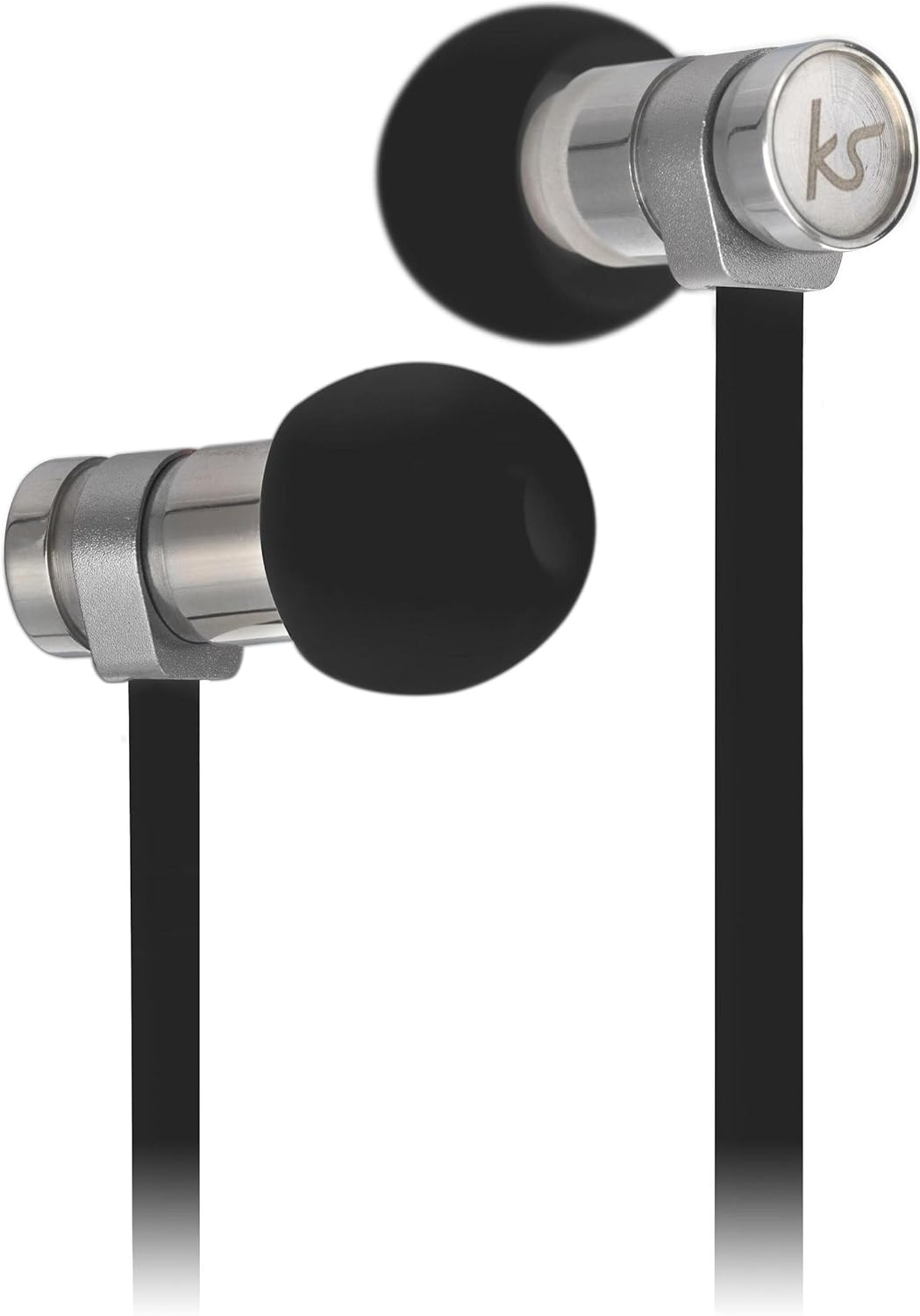 Kitsound Nova In-Ear Headphones with Microphone for Smartphone and Tablet - Black image number 2