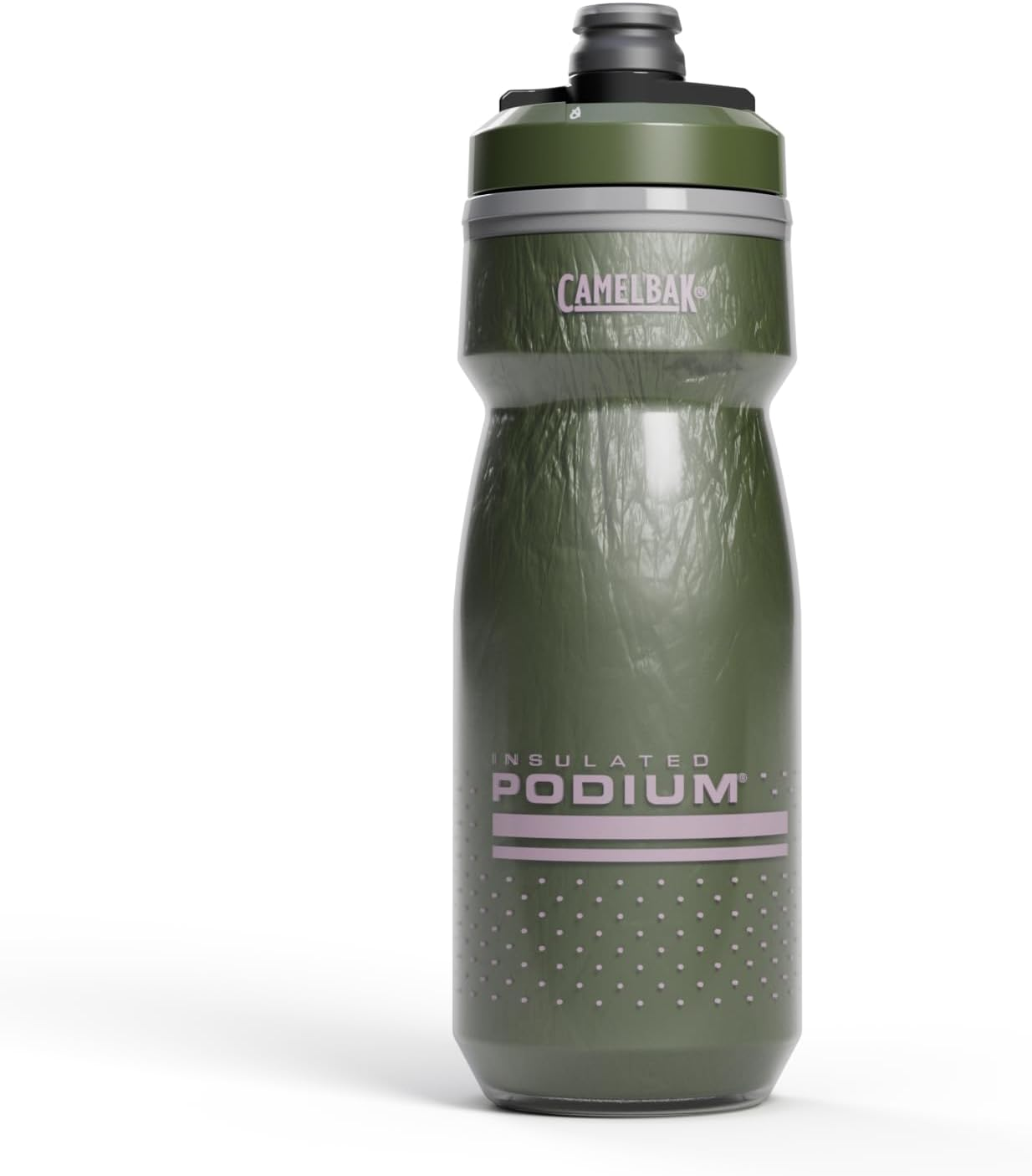 Camelbak Podium Chill Insulated 21Oz Bike Water Bottle - Easy Squeeze Bottle - Fits Most Bike Cages, Coral Sunset - Coral Sunset image number 3