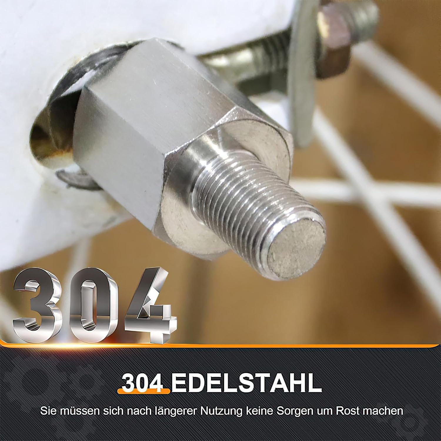 Extenders for Training Wheels | Universal Stabiliser Extension Bolts,Portable Stainless Steel Extension Bolts for Kids Bike, Mountain Bike, Baby Pet Sundries Trailer Zorq image number 3