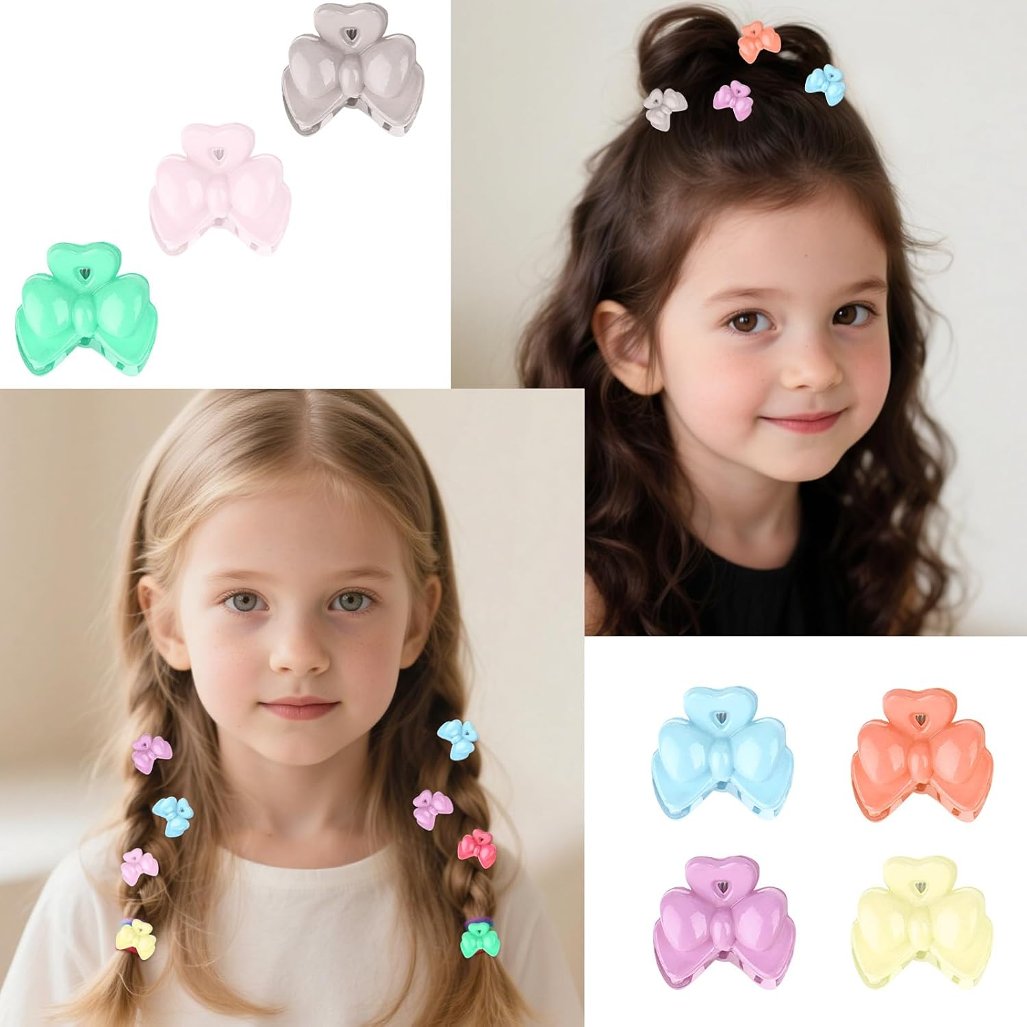 Srotmirw Small Women'S Hair Clips, Pack of 100 Butterfly Knot Hair Clips, Small for Women and Girls to Choose from in Everyday Life image number 6