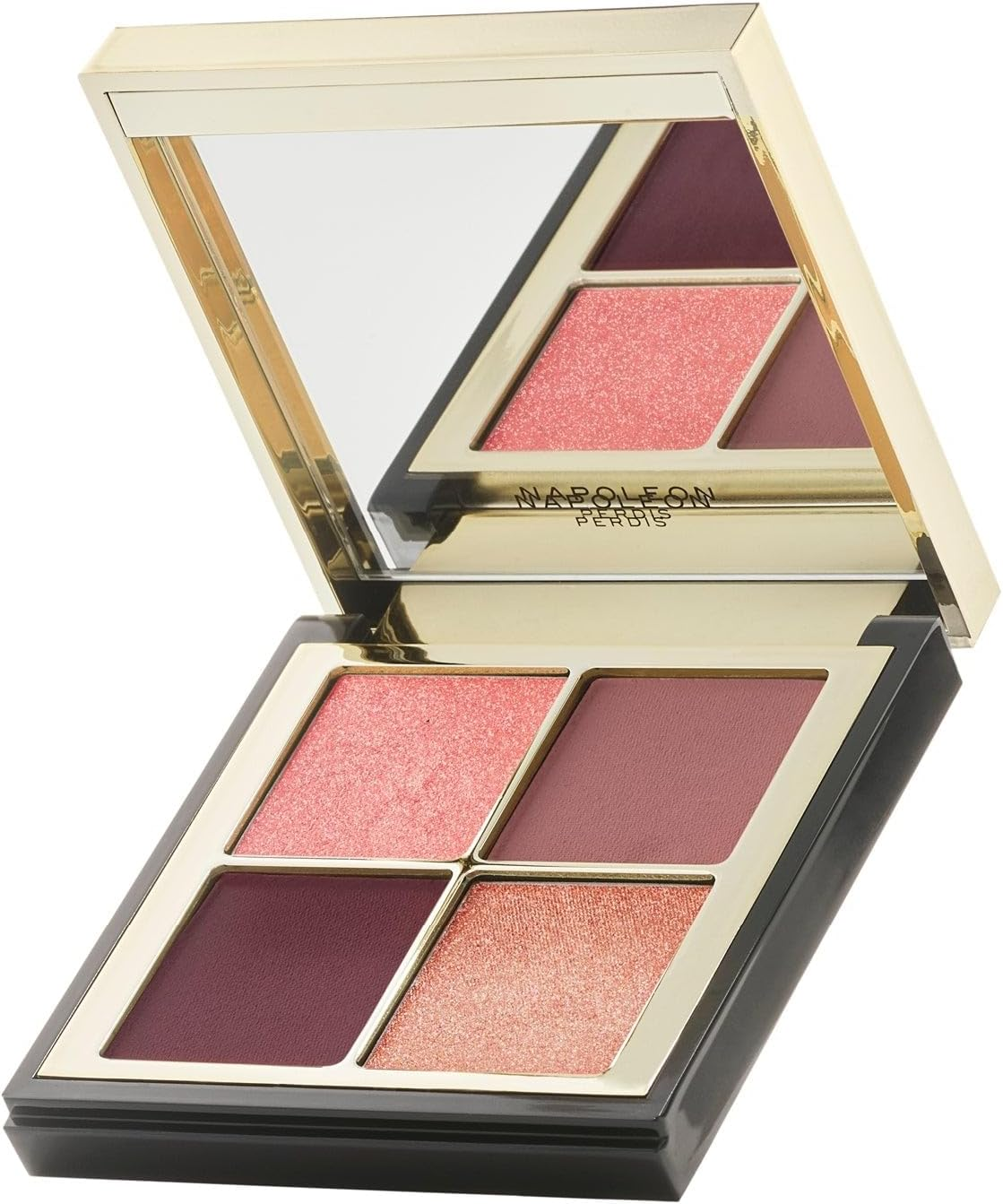 Colour Ritual Eyeshadow Quad | 4-Shade Palette with Matte & Foil Finishes | Bend + Build | Clean Beauty | High Pigmentation | (4G) Showgirl - After Dark image number 3