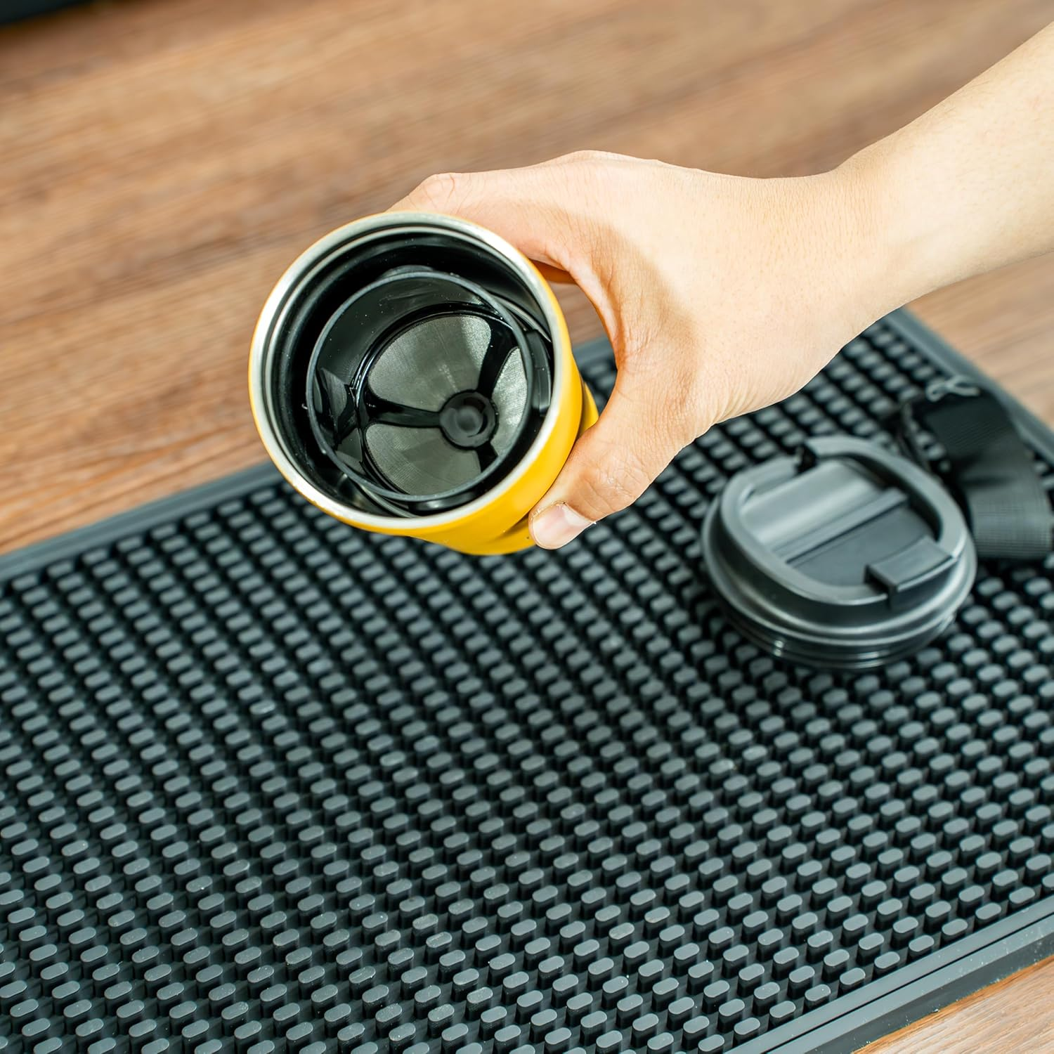 NEOUZA Pour over Coffee Dripper, Reusable Stainless Steel Coffee Filter, Portable Collapsible Paperless Coffee Maker for Camping, Travel, and Office Use (Dripper Only) - Dripper Only image number 4