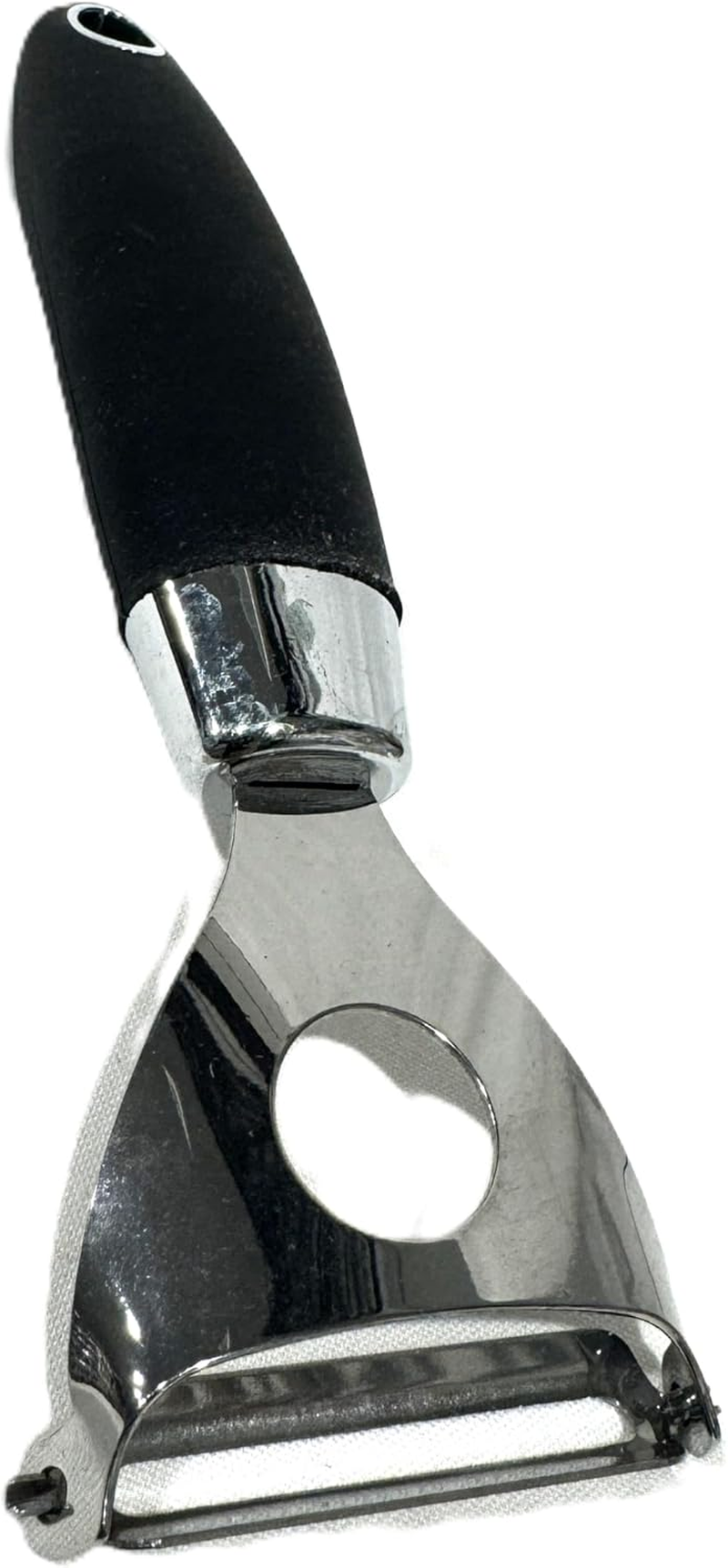 [2PCS] Lylac Homeware Vegetable Peeler, Stainless Steel Blade, Black Polypropylene Handle, 5.5X18.5 Cm image number 2