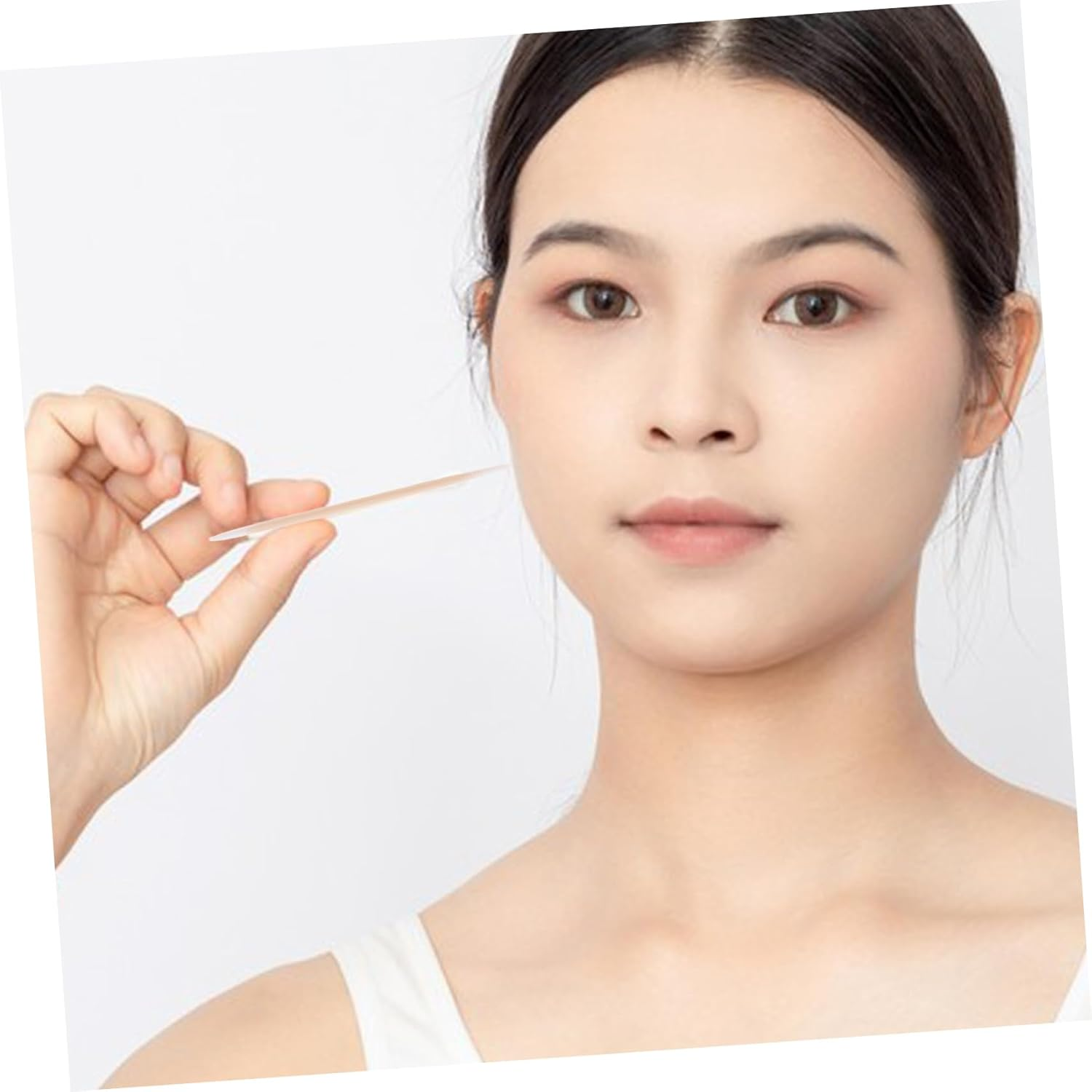 KICHOUSE Makeup Wipes Brow Tint Double Pointed Cotton Swabs Soft Gentle for Electronics Jewelry Cleaning image number 6