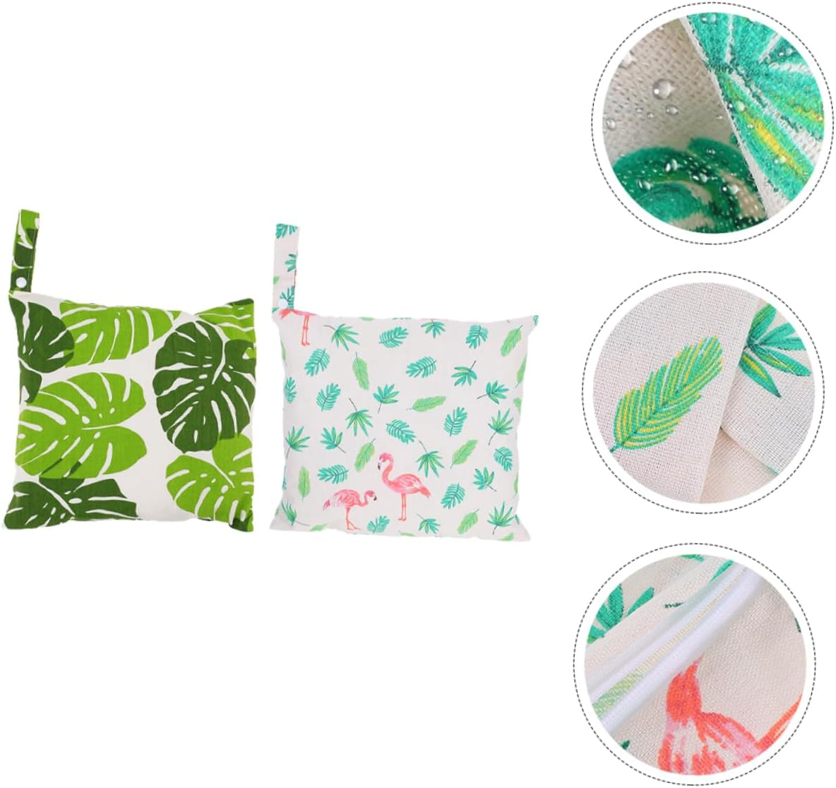 Diaper Storage Bag 4Pcs Mixed Colors Practical for Baby Diaper Bag Needs image number 2