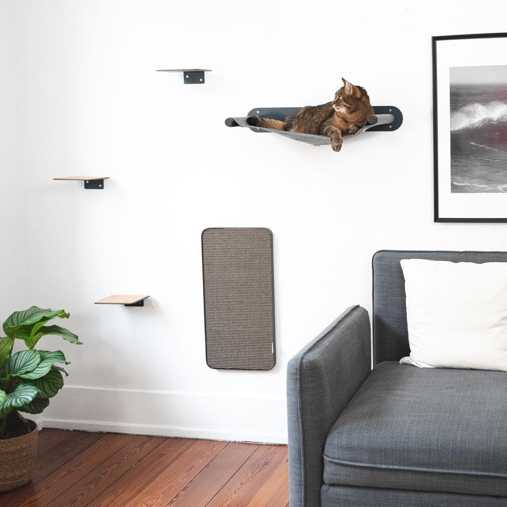 Lucybalu Hammock for Cats I Swing - the Original 65 X 10 X 35 Cm I White, Anthracite and Special Edition image number 2