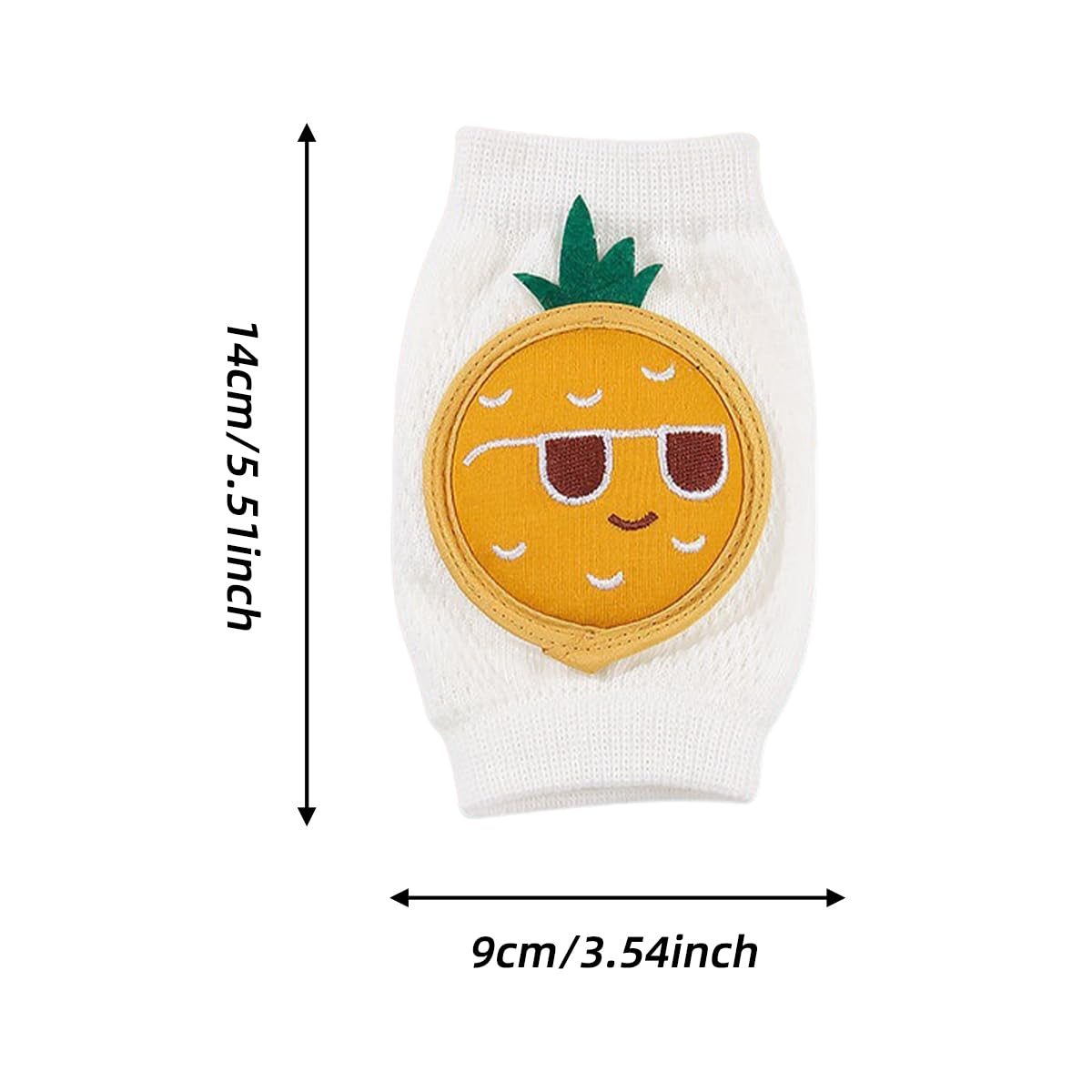 JZS Baby Knee Pads for Crawling, Breathable Cotton, Knee Protector with Sponge Pad, 3 Pairs, Style 1 image number 5