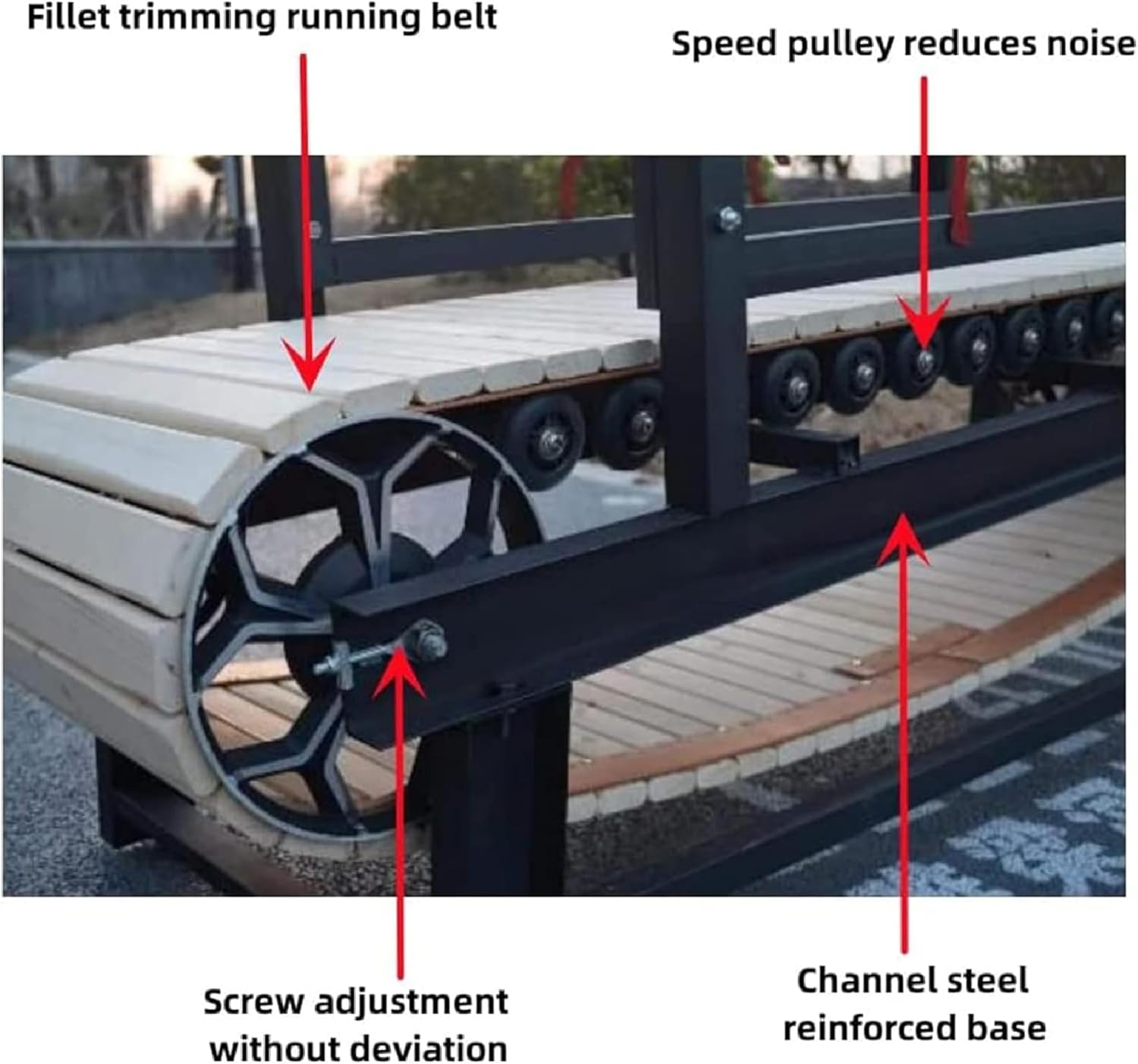 Dog Treadmill, 50Kg/110.23Lb Load Capacity, Training Equipment for Bulldog Endurance, Indoor & Outdoor Pet Running Machine for Health and Fitness