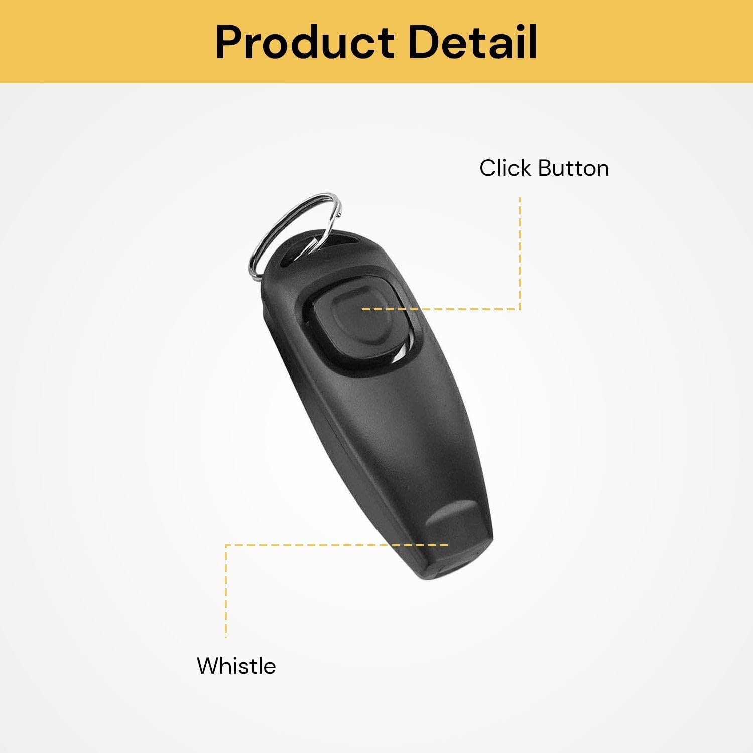 EZONEDEAL Dog Training Clicker Dog Trainer, 2 in 1 Whistle and Dog Clicker for Training Combo,Pet Behavioral Training Tools Help Guide Easy to Carry for Dogs Cats Birds Horses,Puppy (Red) - Blue image number 3