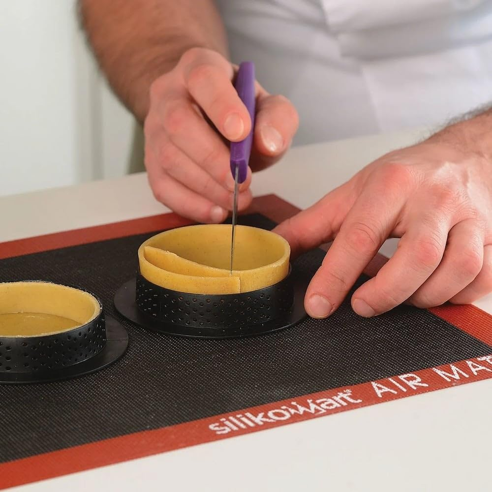 Silikomart 70.109.99.0065 Mat Air Mat, Silicone, Red Brick/Black, 40 X 30 Cm image number 4