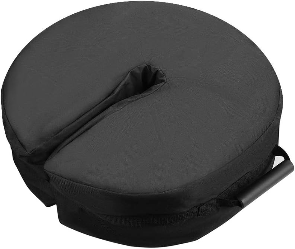 MOPHOEXII 18" Sunshade Parasol Umbrella Base Weight Bag, Fits for Offset, Cantilever, Flagpole or Outdoor Patio Umbrella Stand - Replaces Ugly Sand Bags