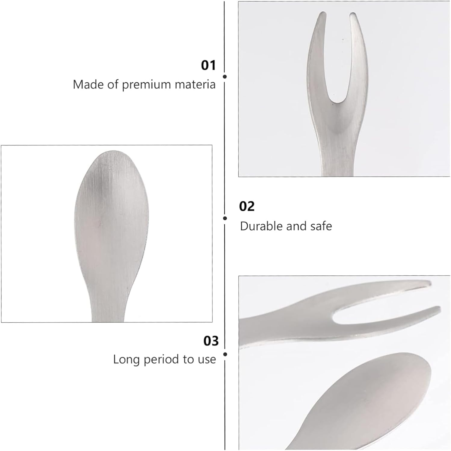 Rhoyee 10PCS Stainless Steel Corn Holders & Fruit Forks &ndash; Heat-Resistant Skewers for Corn on the Cob, Appetizers, BBQ, and Picnics &ndash; Ergonomic Handles for Safe and Comfortable Grip