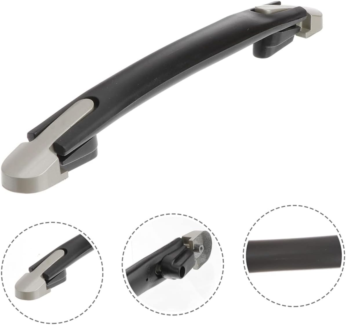 TINEASUR Travel Suitcase Handle Replacement Plastic Grip Handle for Luggage Case Sturdy Travel Bag Accessory Screws image number 6